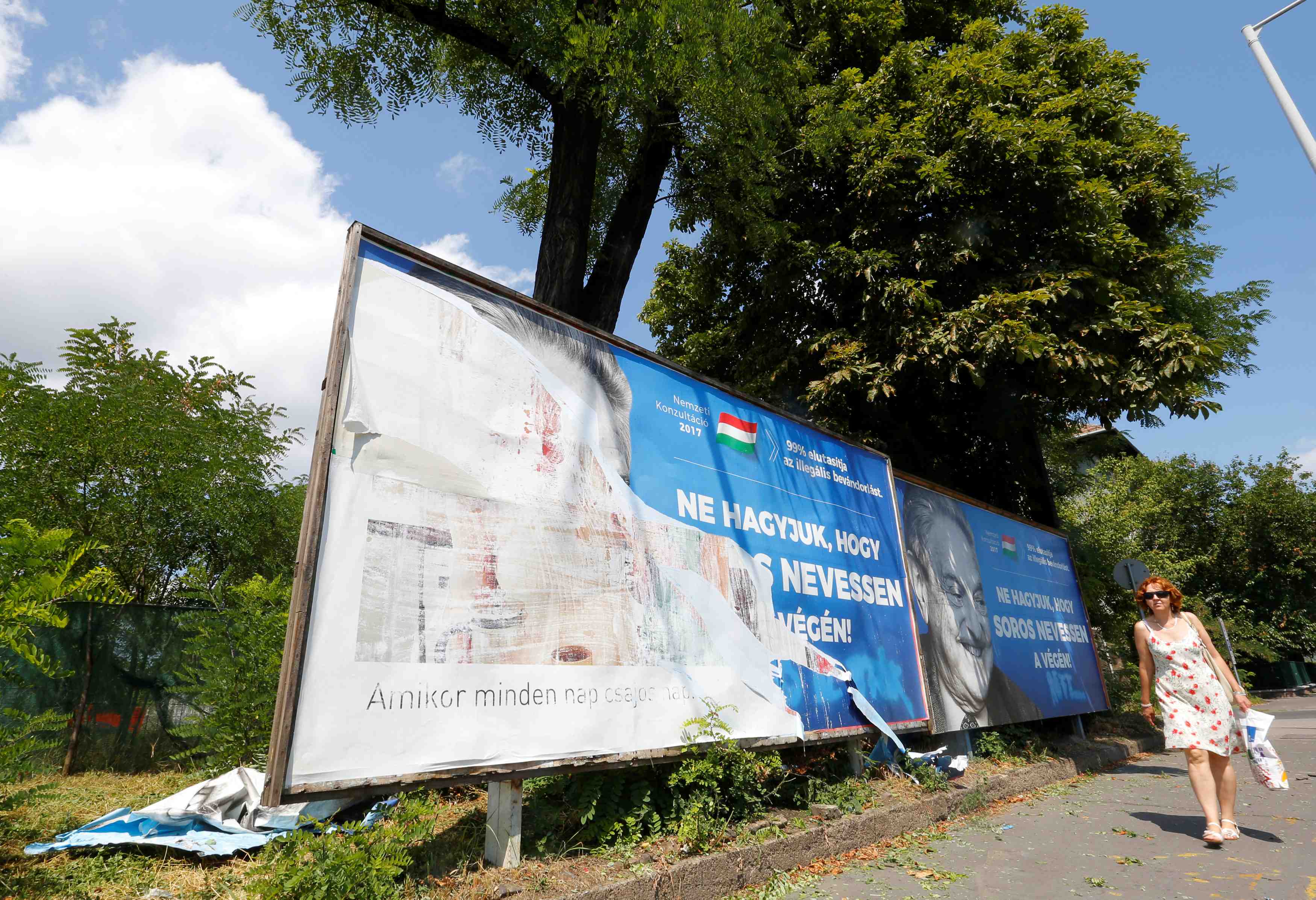 La campagne anti-soros prendra fin samedi en hongrie