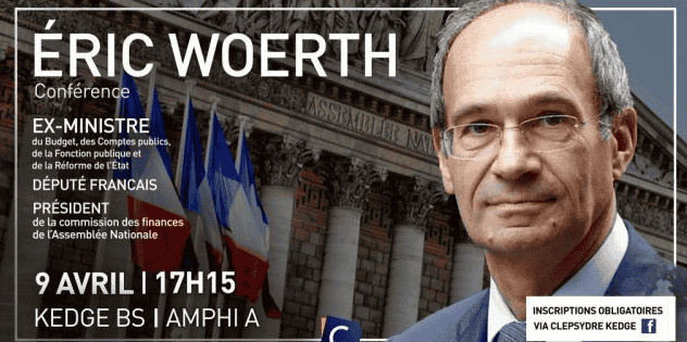 Conférence Kedge - Éric Woerth