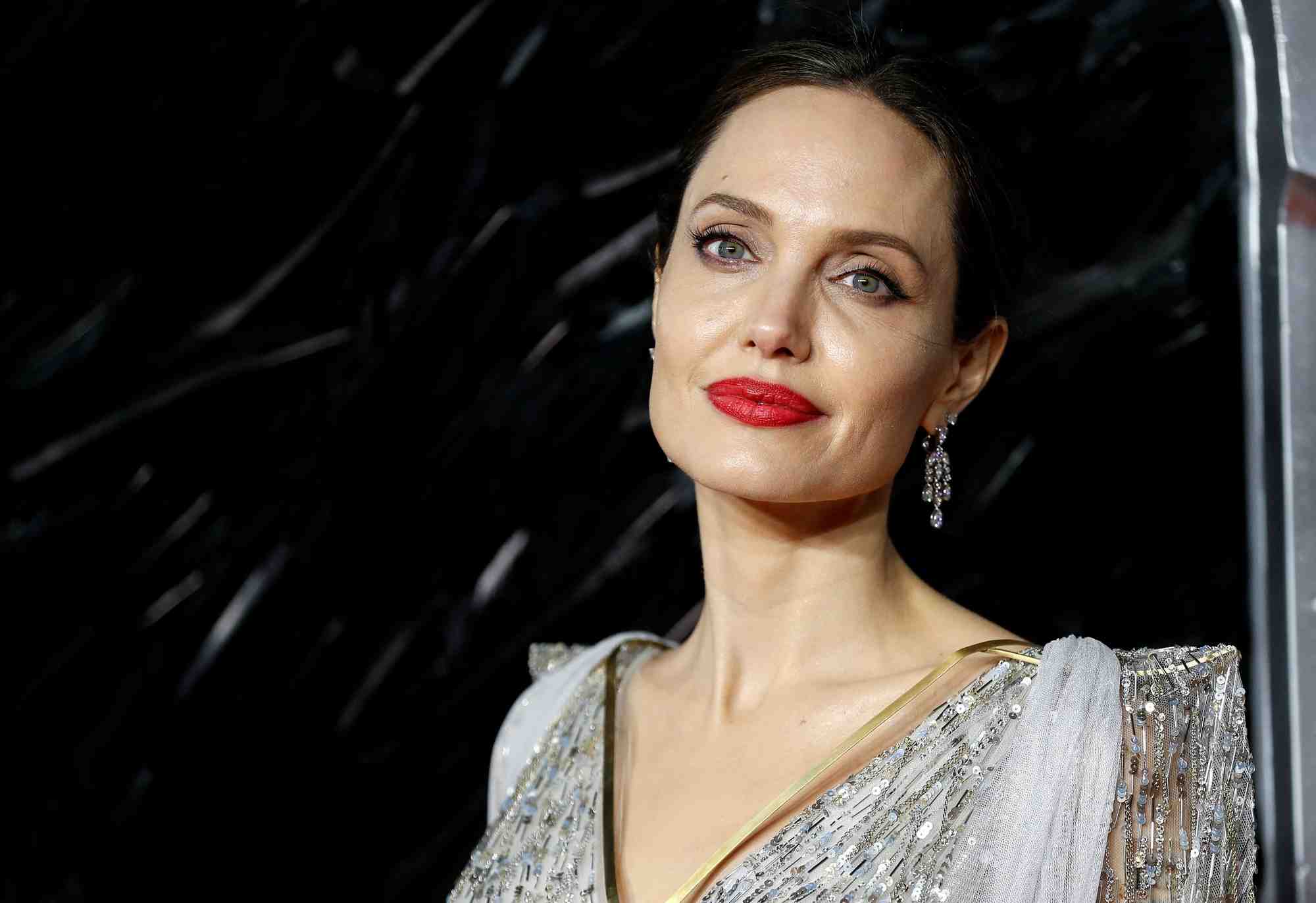 Photo d'archives :  premiere britannique de "malefique" a londres