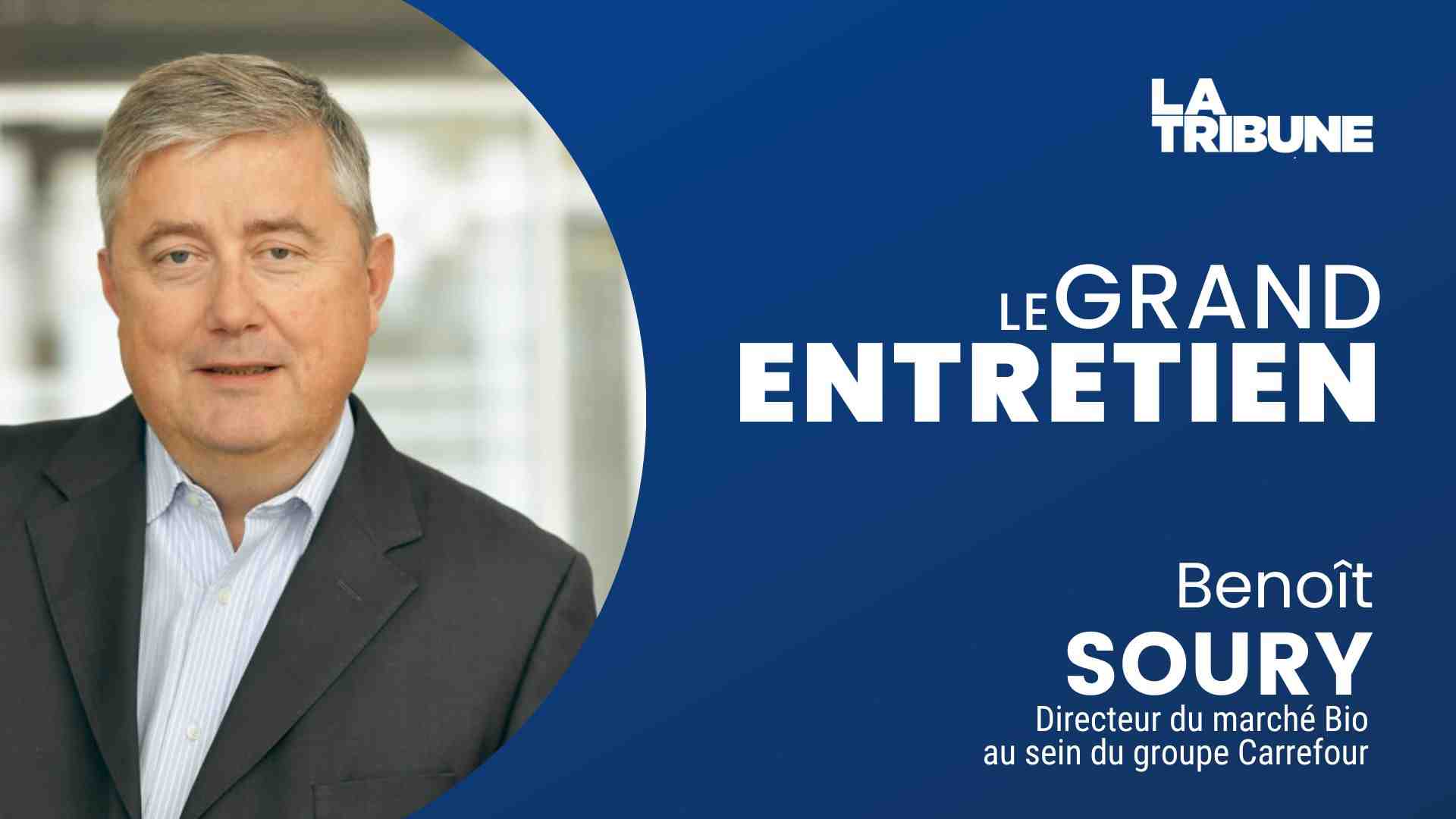 Benoît Soury, directeur marché Bio chez Carrefour.
