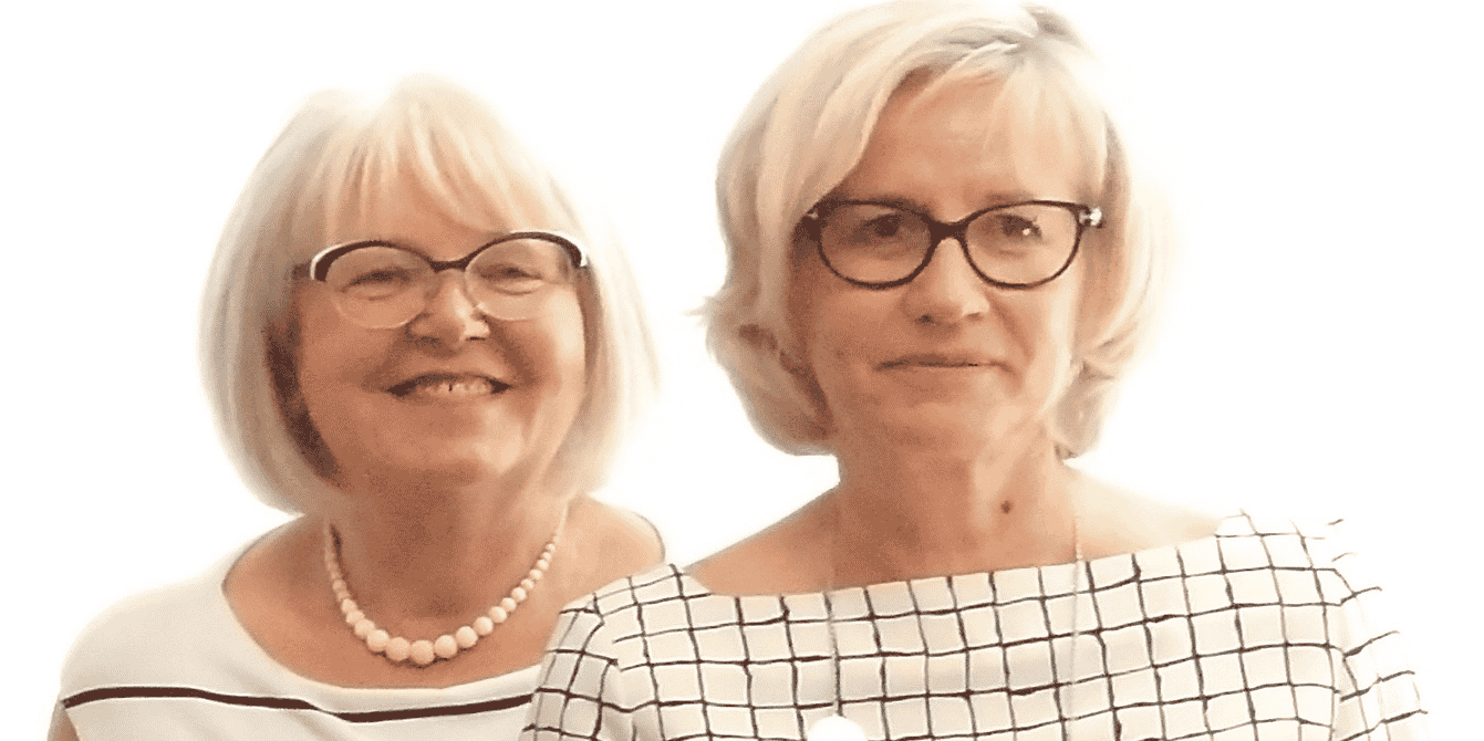 Patricia Lasnier, coprésidente d'Initiative Bretagne, avec Béatrice Parmentier