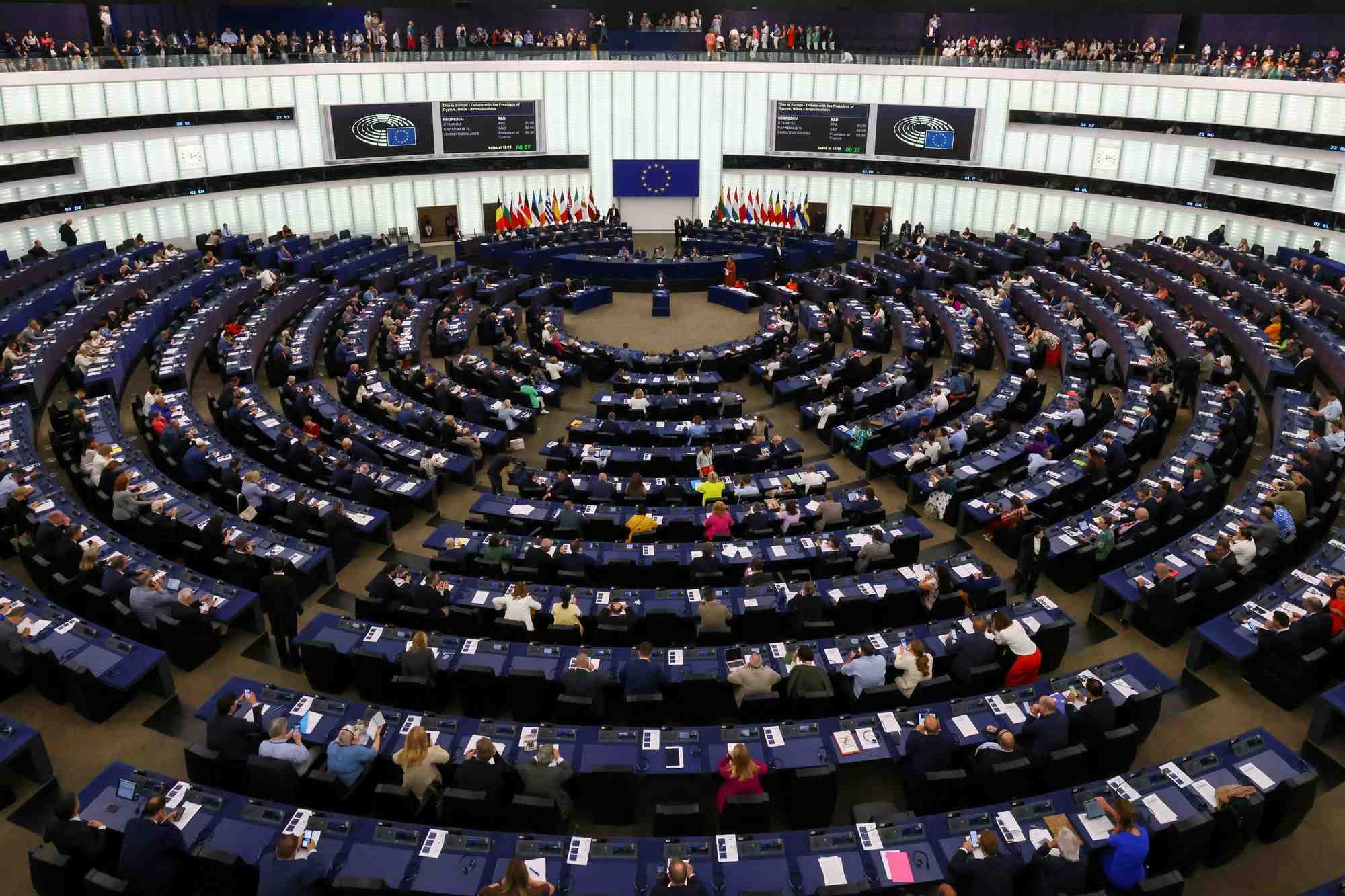 Session pleniere du parlement europeen a starsbourg