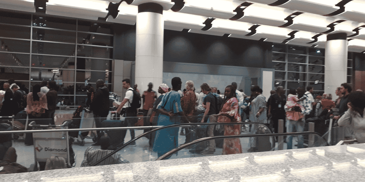 Aéroport blaise diagne dakar sénégal