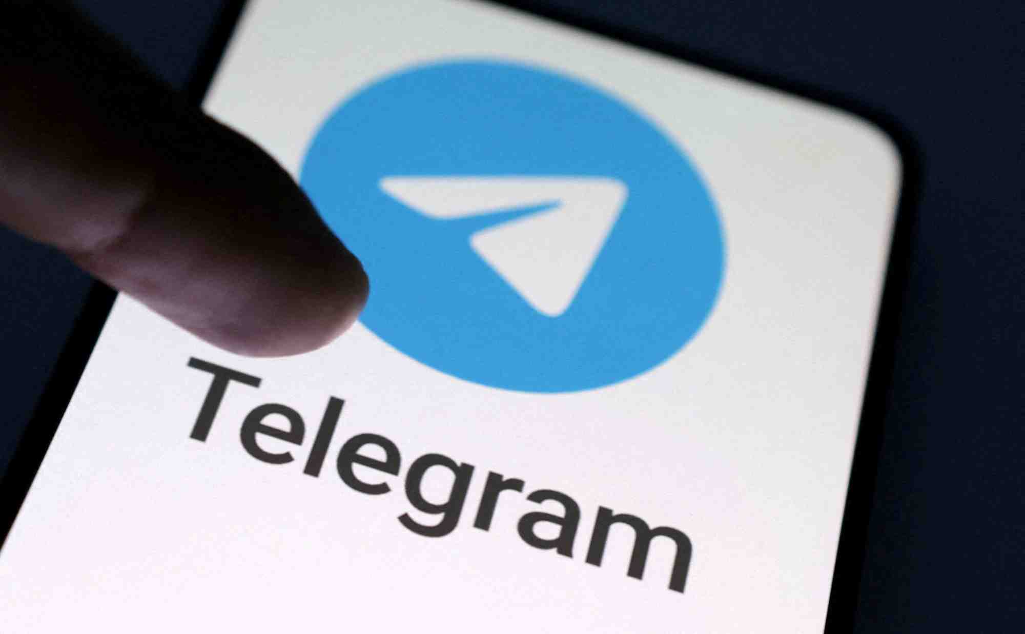Photo d'archives: le logo de l'application telegram