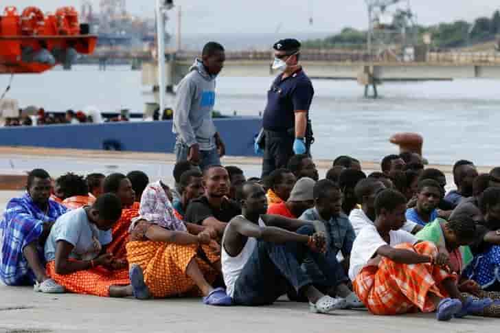 Frontex recense 23.000 migrants arrives en italie en aout