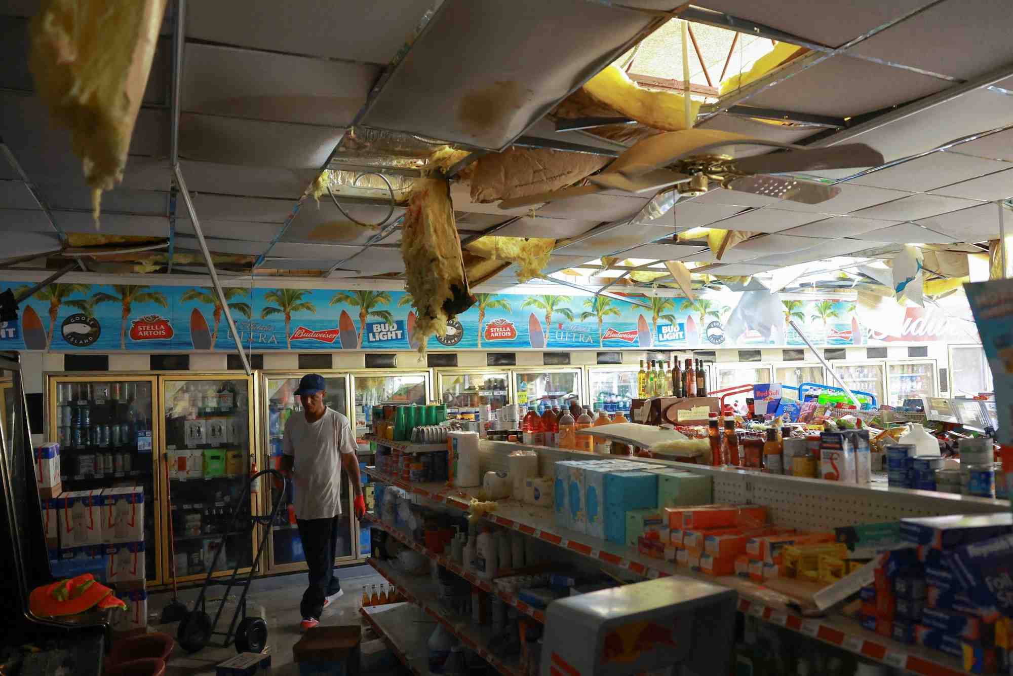 L'ouragan milton touche terre en floride