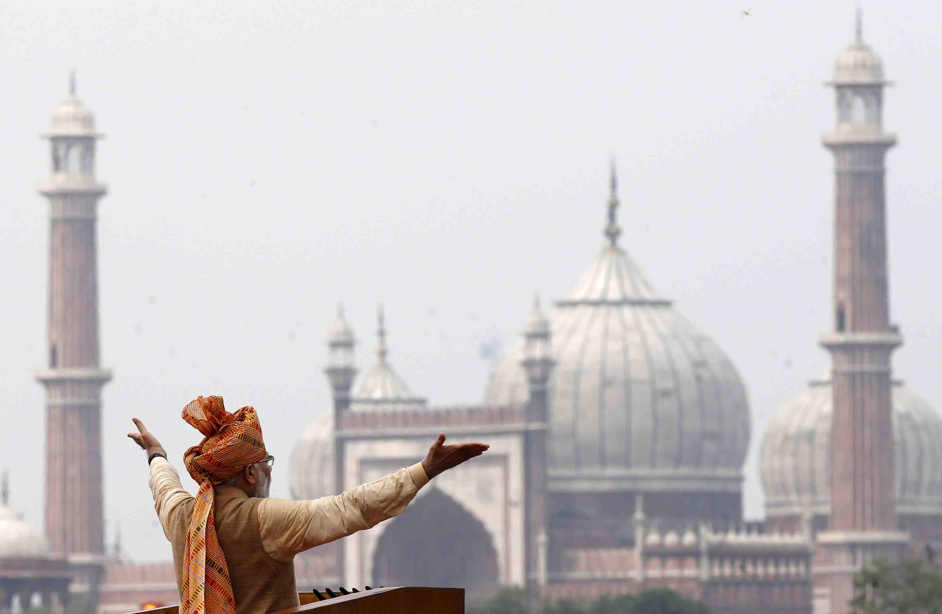 Le premier ministre indien insiste sur le social pour le jour de l'independance