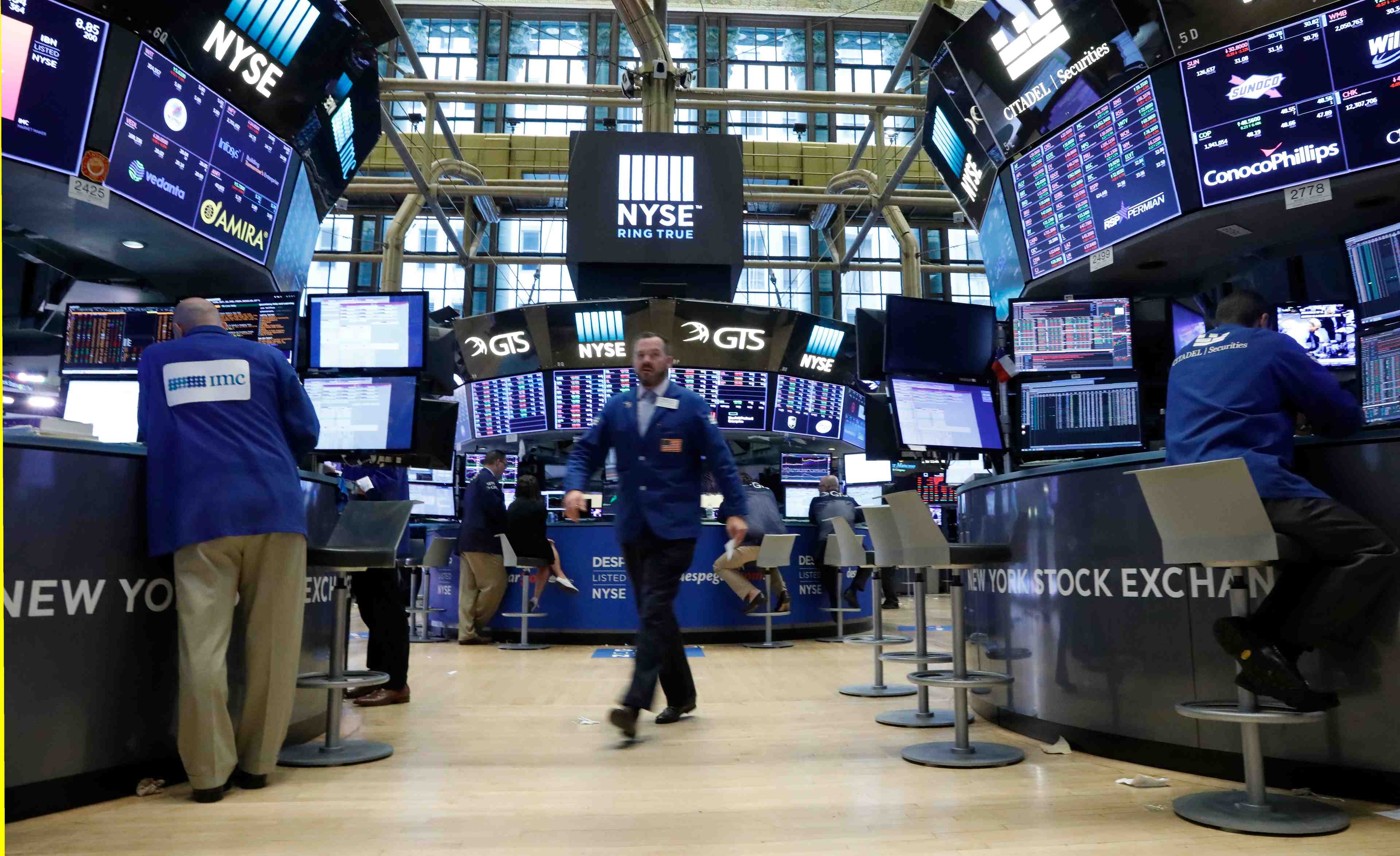 La bourse de new york finit en baisse