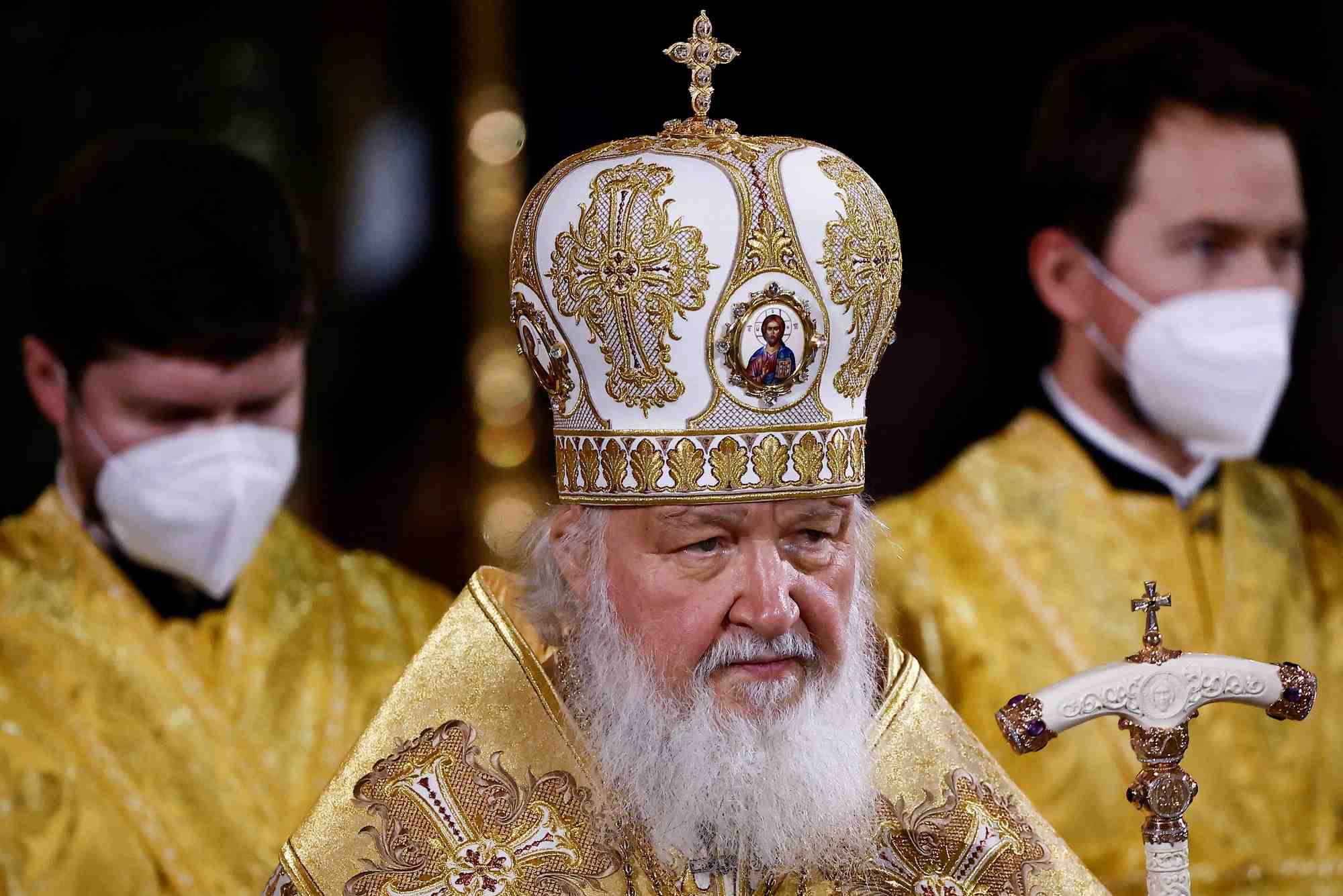 Photo d'archives: service de noel orthodoxe a la cathedrale du christ-sauveur a moscou