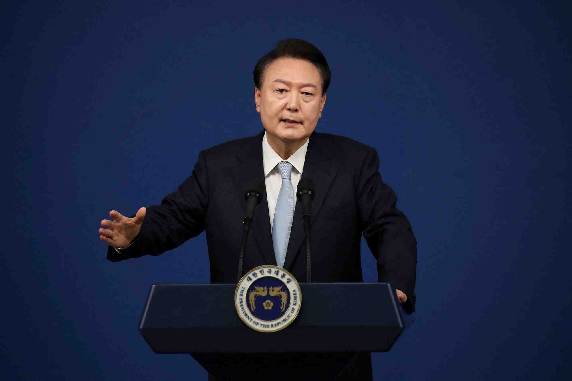Le president sud-coreen yoon suk yeol