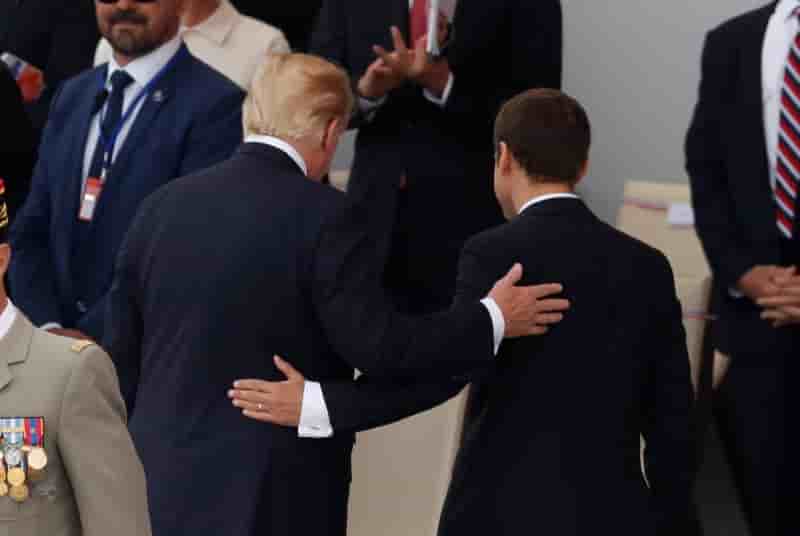 Entretien entre trump et macron sur l'iran et la coree