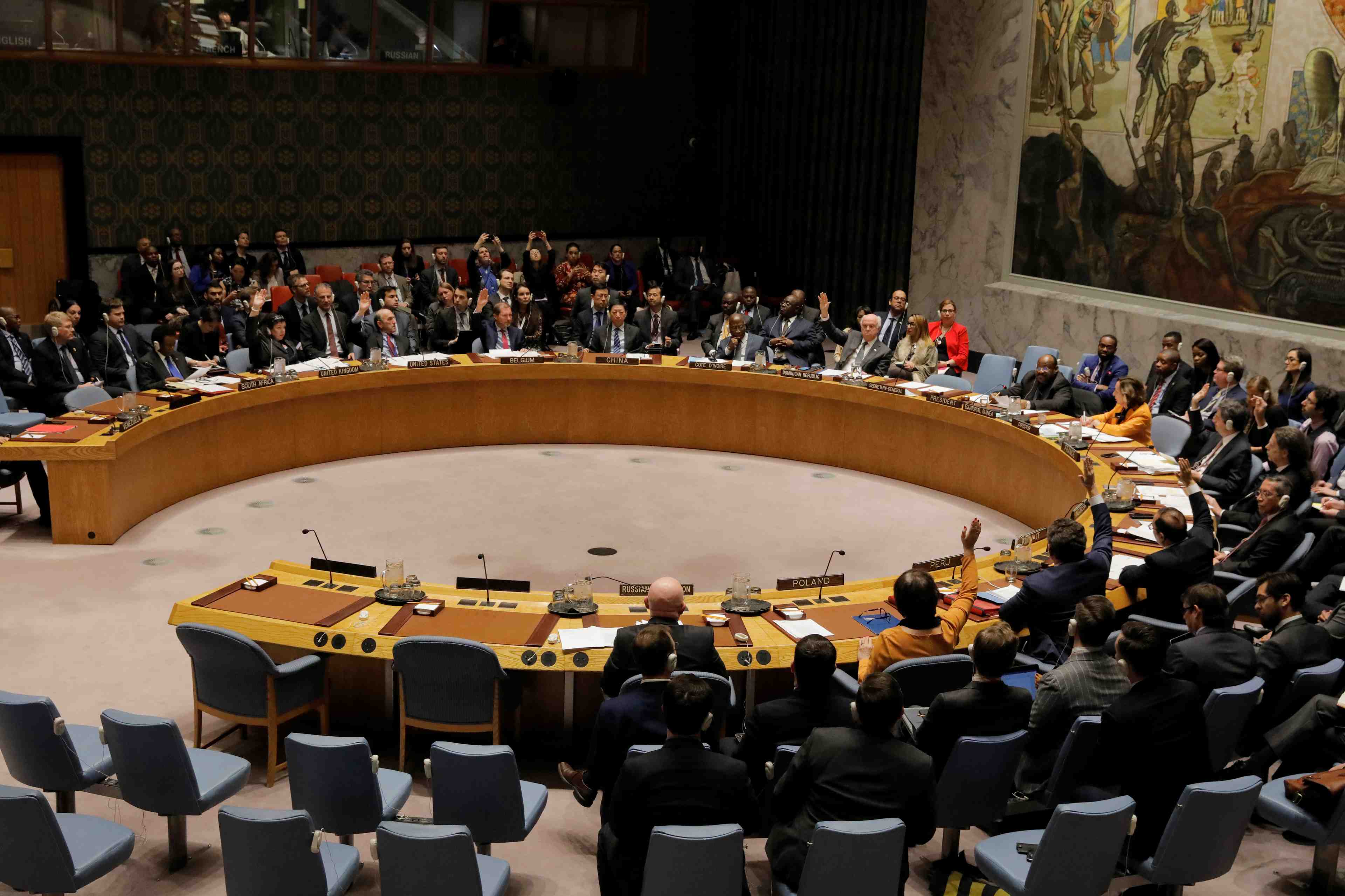 Syrie: l'onu preoccupee par la situation humanitaire et le risque d'evasion des djihadistes
