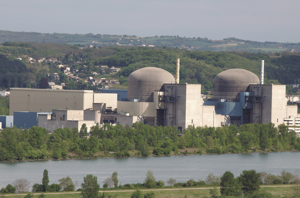 Centrale nucléaire, Saint-Alban, Isère, Rhône