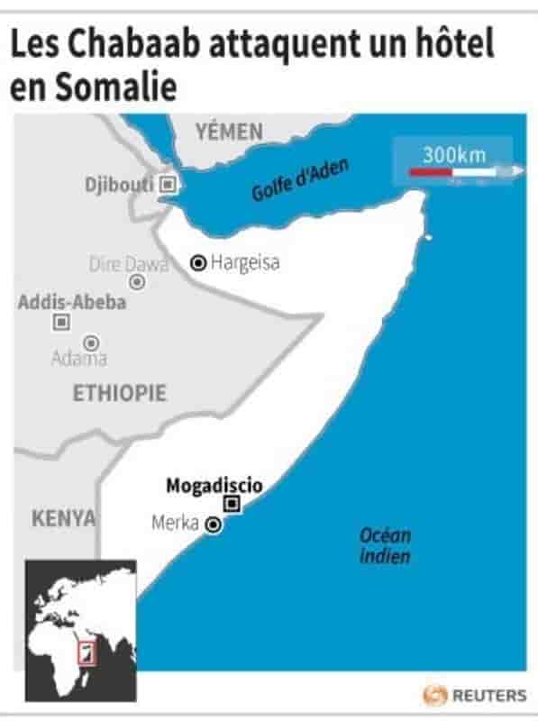 Les chabaab attaquent un hotel en somalie