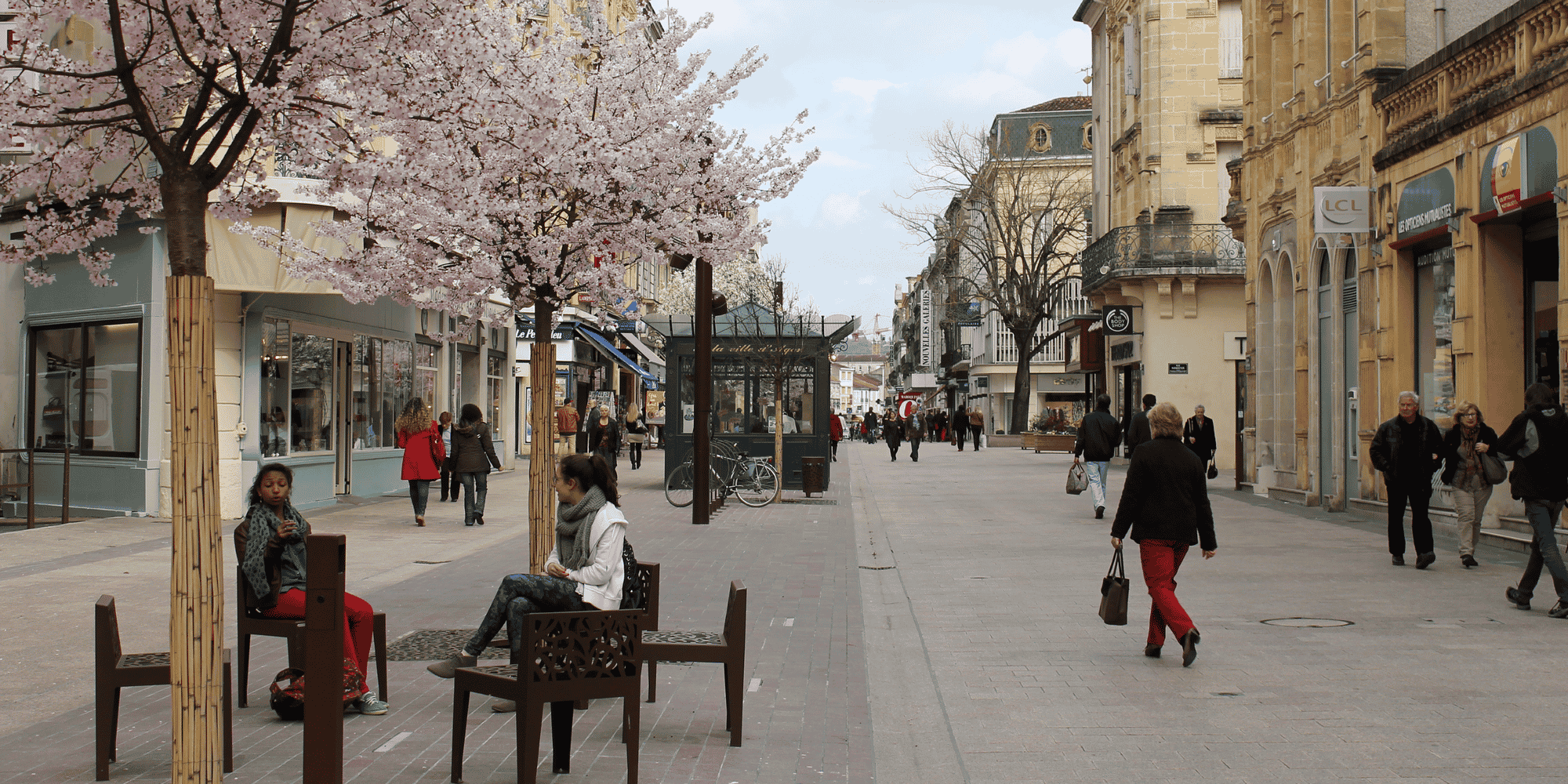 Boulevard République à Agen