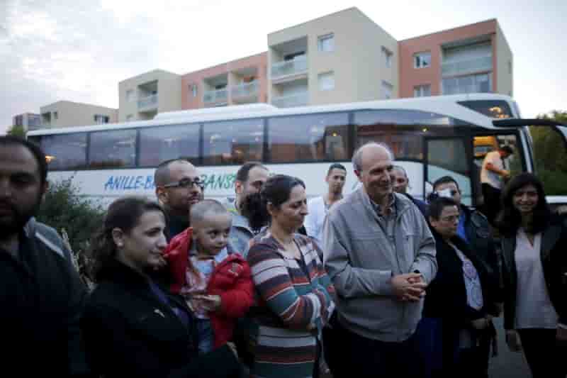Une famille syrienne en quete d'une nouvelle vie en france