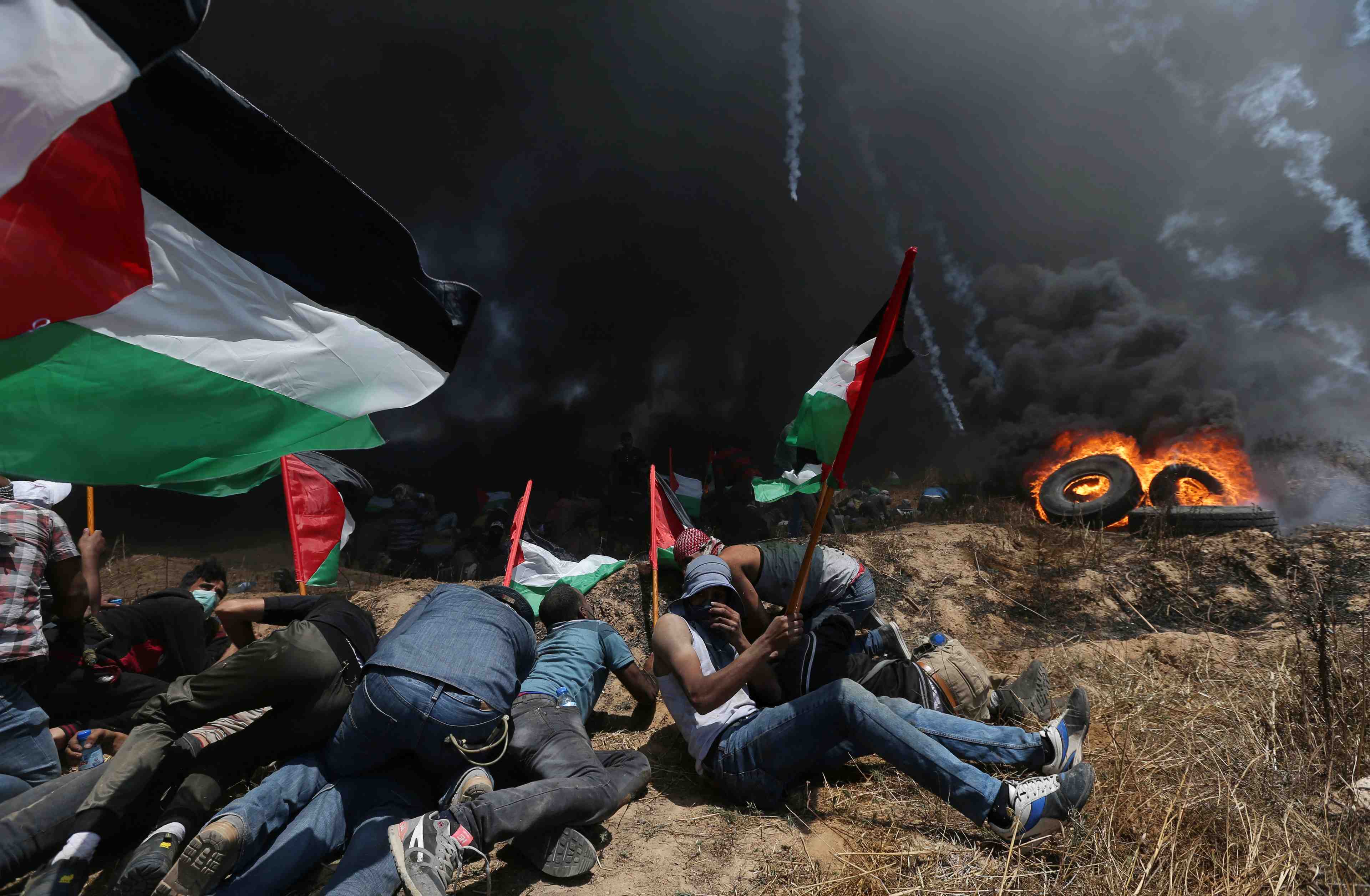 Gaza: la mobilisation s'essouffle, israel evoque une intervention du caire