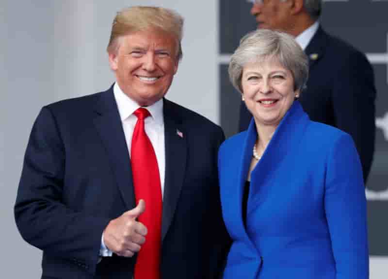 May veut renforcer les liens entre londres et washington
