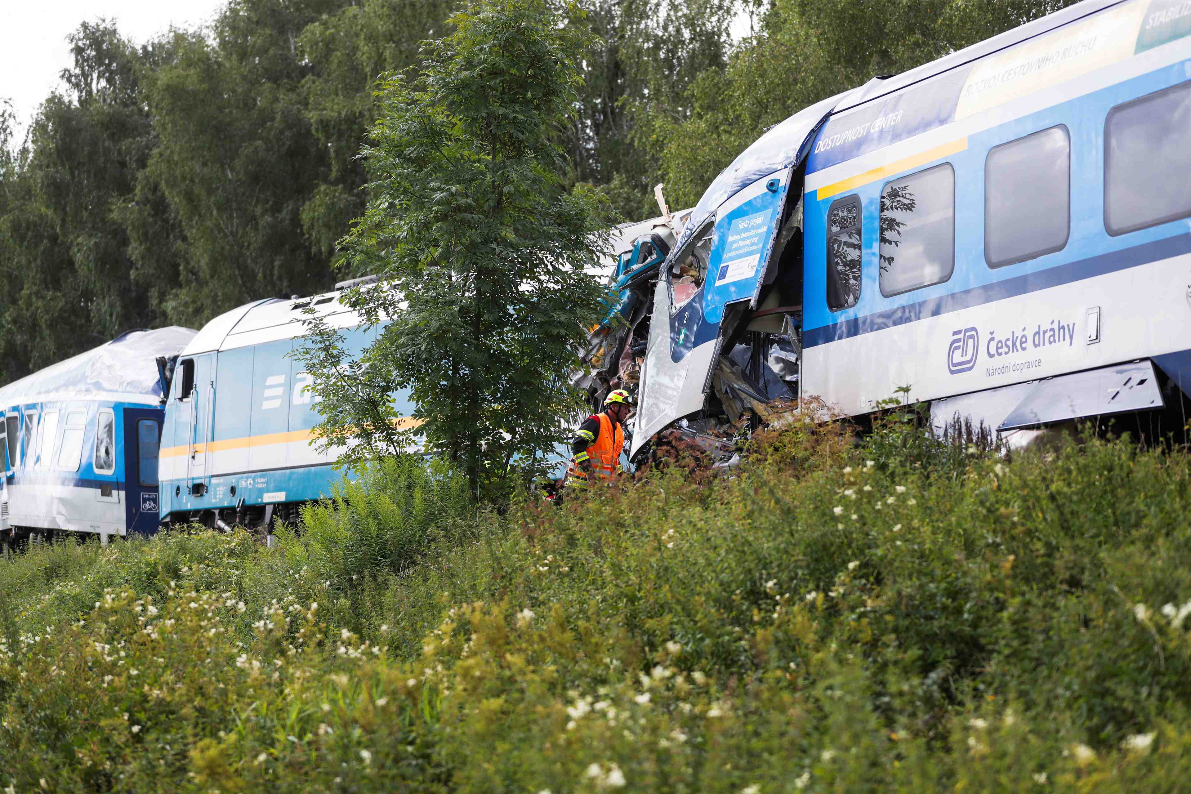 Deux morts dans une collision ferroviaire en republique tcheque