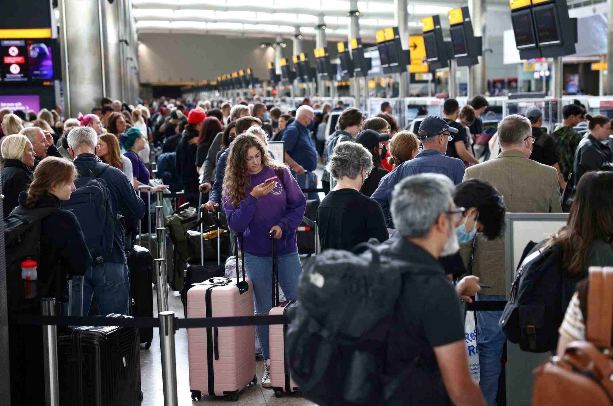 Le terminal 2 de l'aeroport d'heathrow a londres