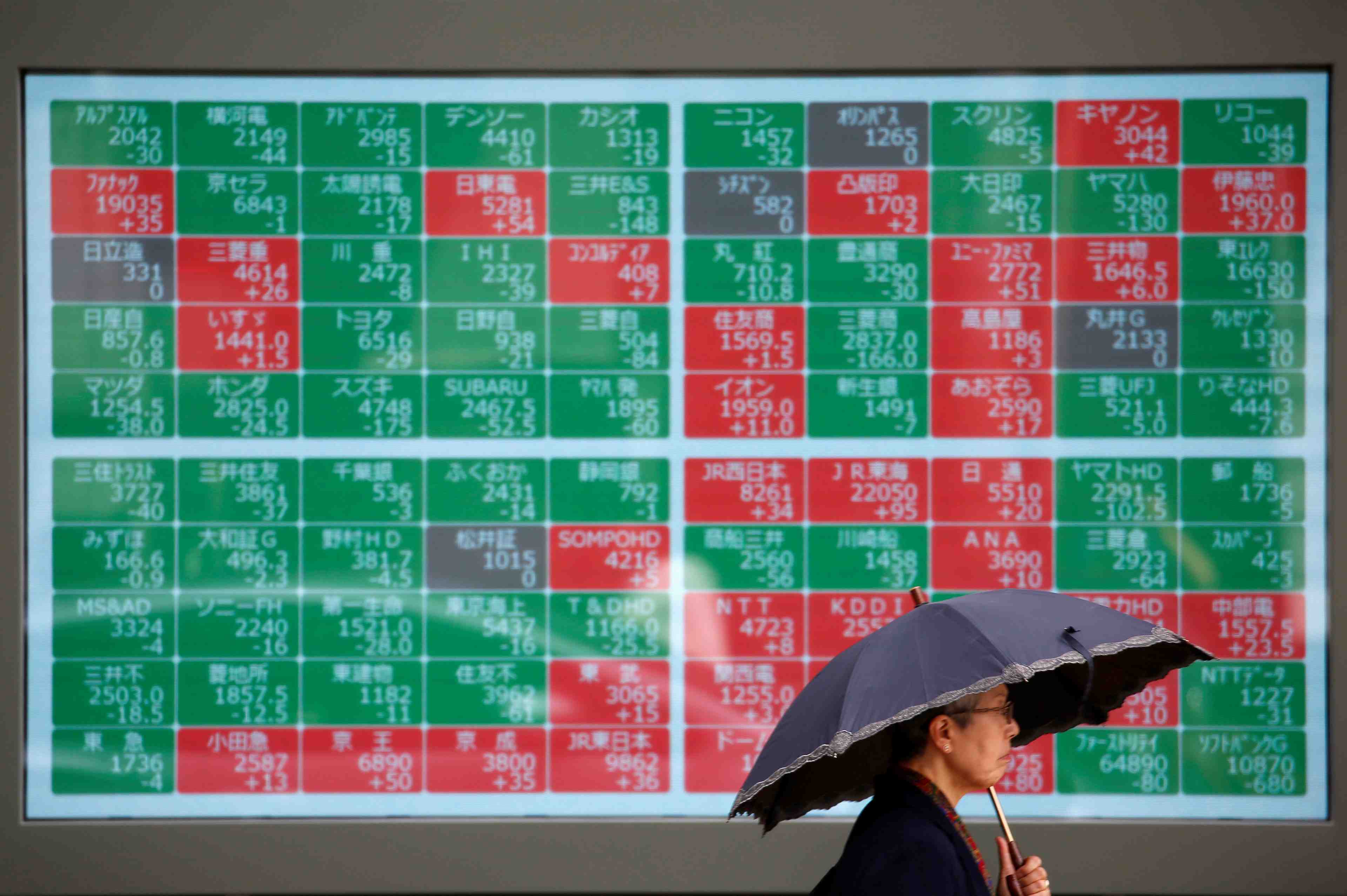 Tokyo finit en legere baisse