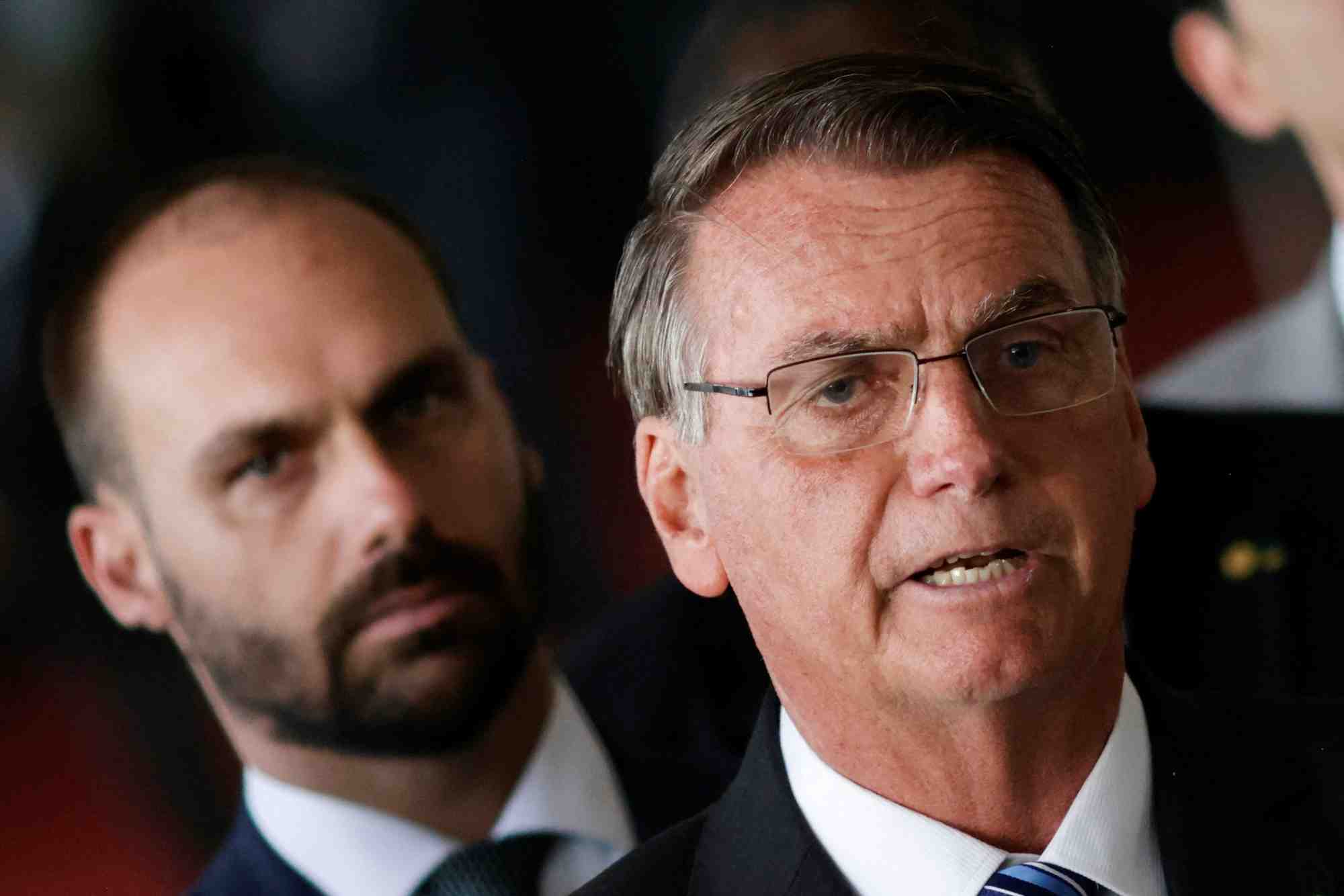 Le president bresilien jair bolsonaro