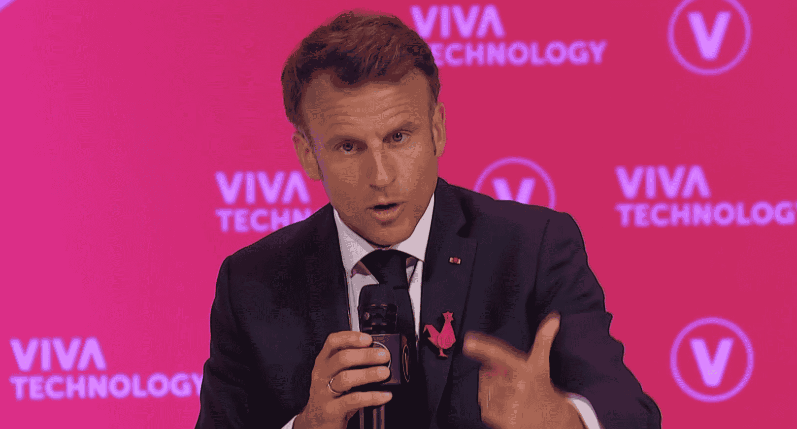 Emmanuel Macron à Vivatech
