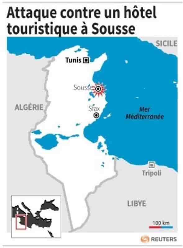 Attaque contre un hotel touristique a sousse