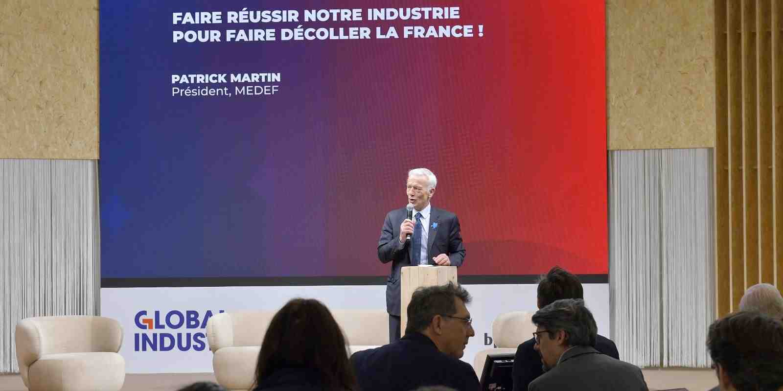 Les grands patrons de l'industrie françaises ont multiplié les prises de parole offensives depuis le début du Global Industrie pour sensibiliser les pouvoirs publics.