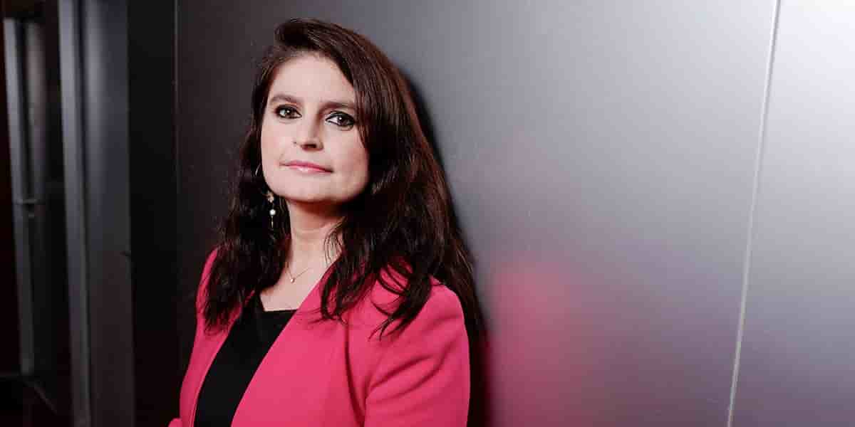Hélène Thouy, coprésidente du parti et tête de liste pour la prochaine élection.