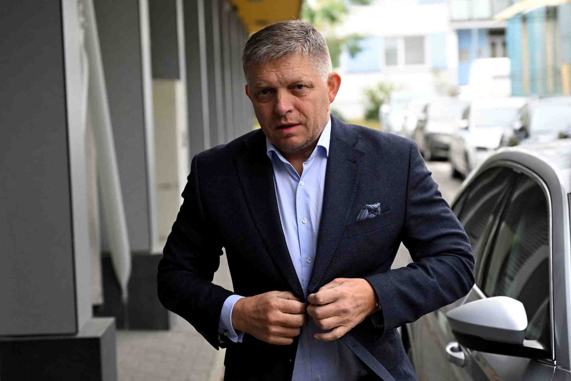 Photo d'archives du premier ministre slovaque, robert fico
