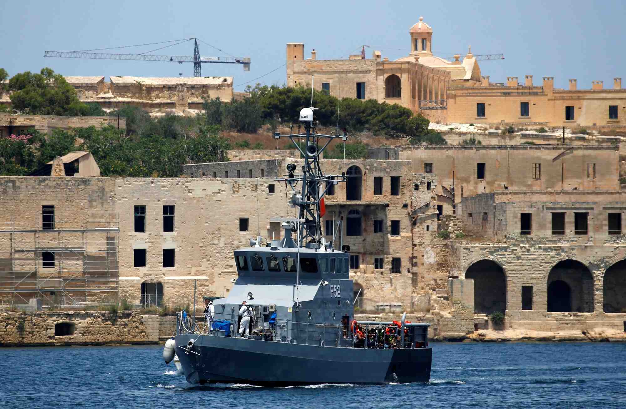 Malte prend en charge 54 migrants sauves par une ong italienne