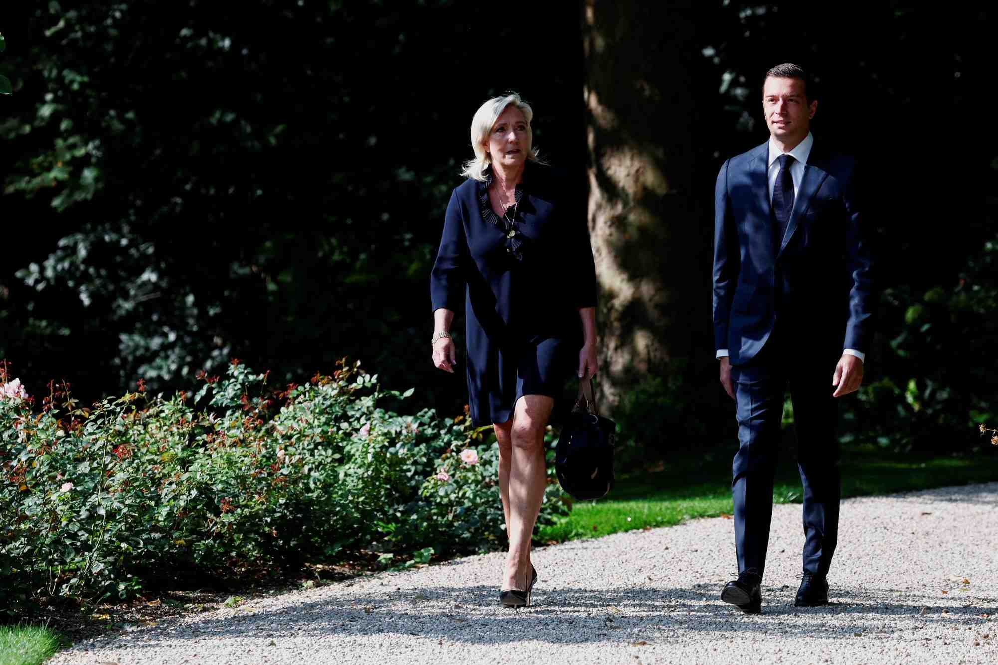 Marine Le Pen et Jordan Bardella ont été reçus ce lundi matin par Emmanuel Macron à l'Elysée.