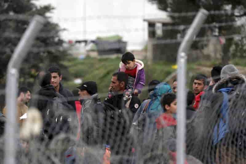 La grece proteste contre la politique migratoire des pays des balkans
