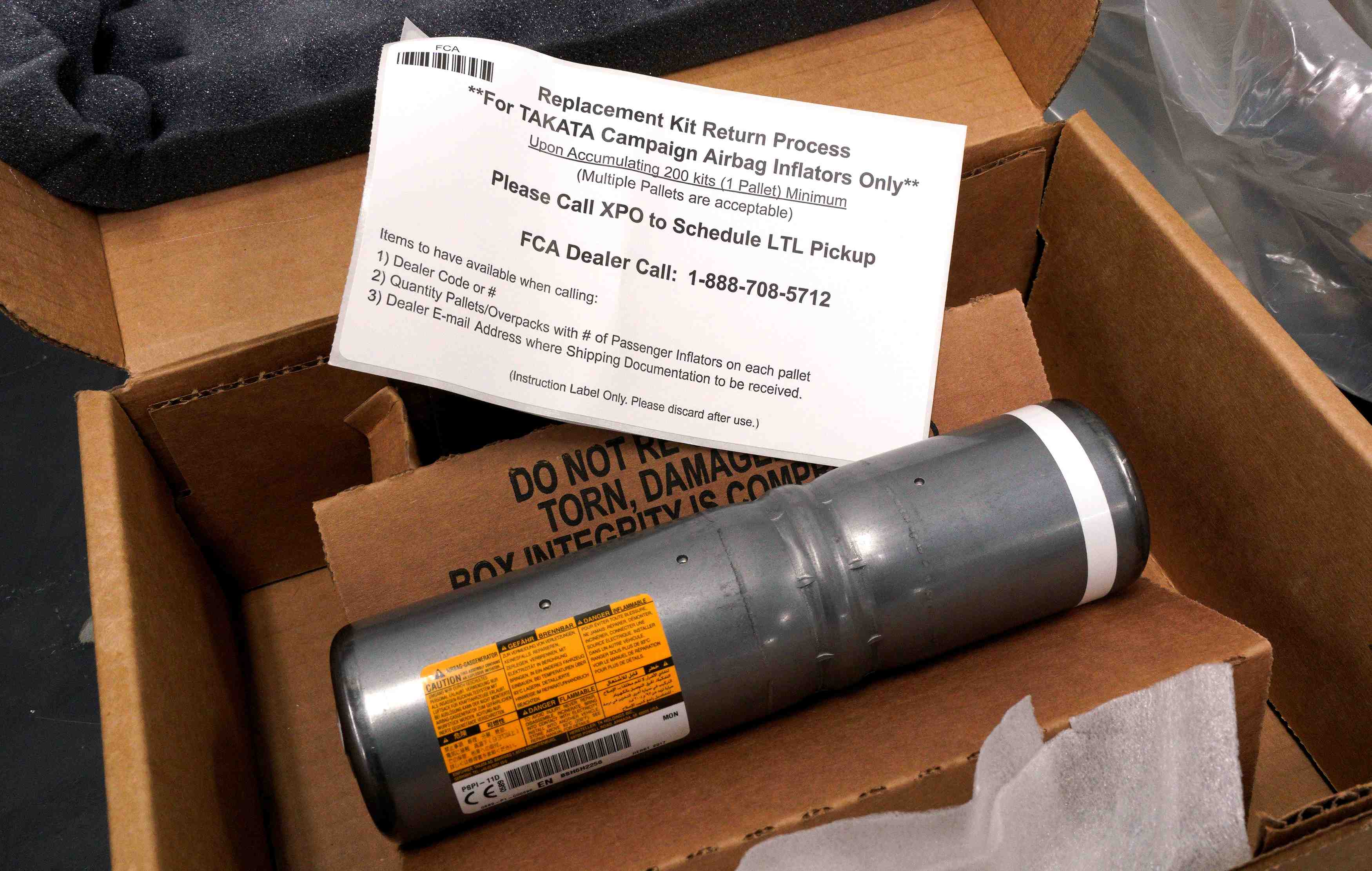 Usa: enquete sur 30 millions de vehicules pour des airbags presumes defectueux