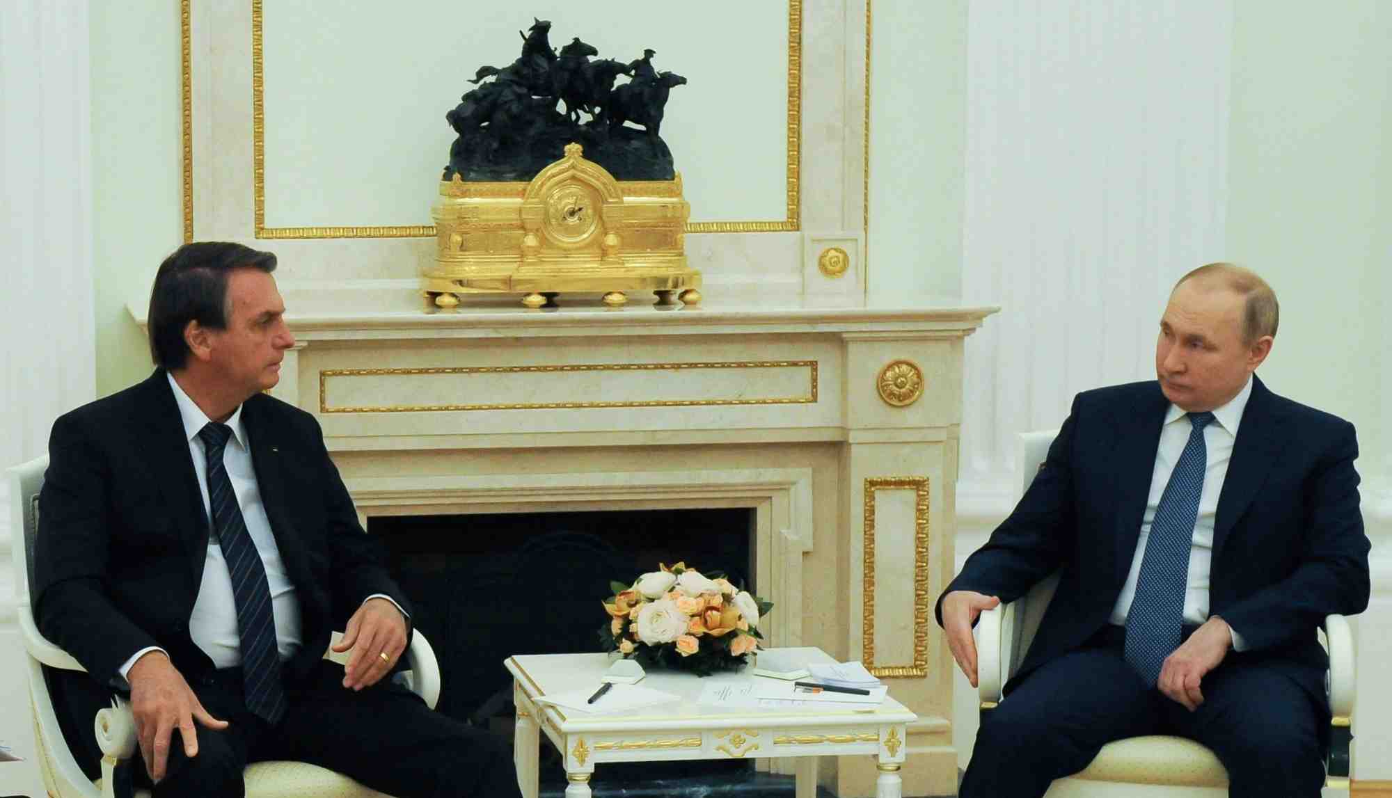 2022, Poutine et Bolsonaro discutent de la securite alimentaire mondiale