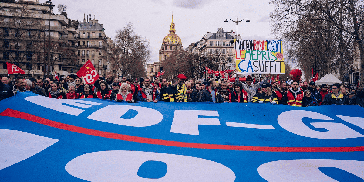 Retraites manifestation EDF
