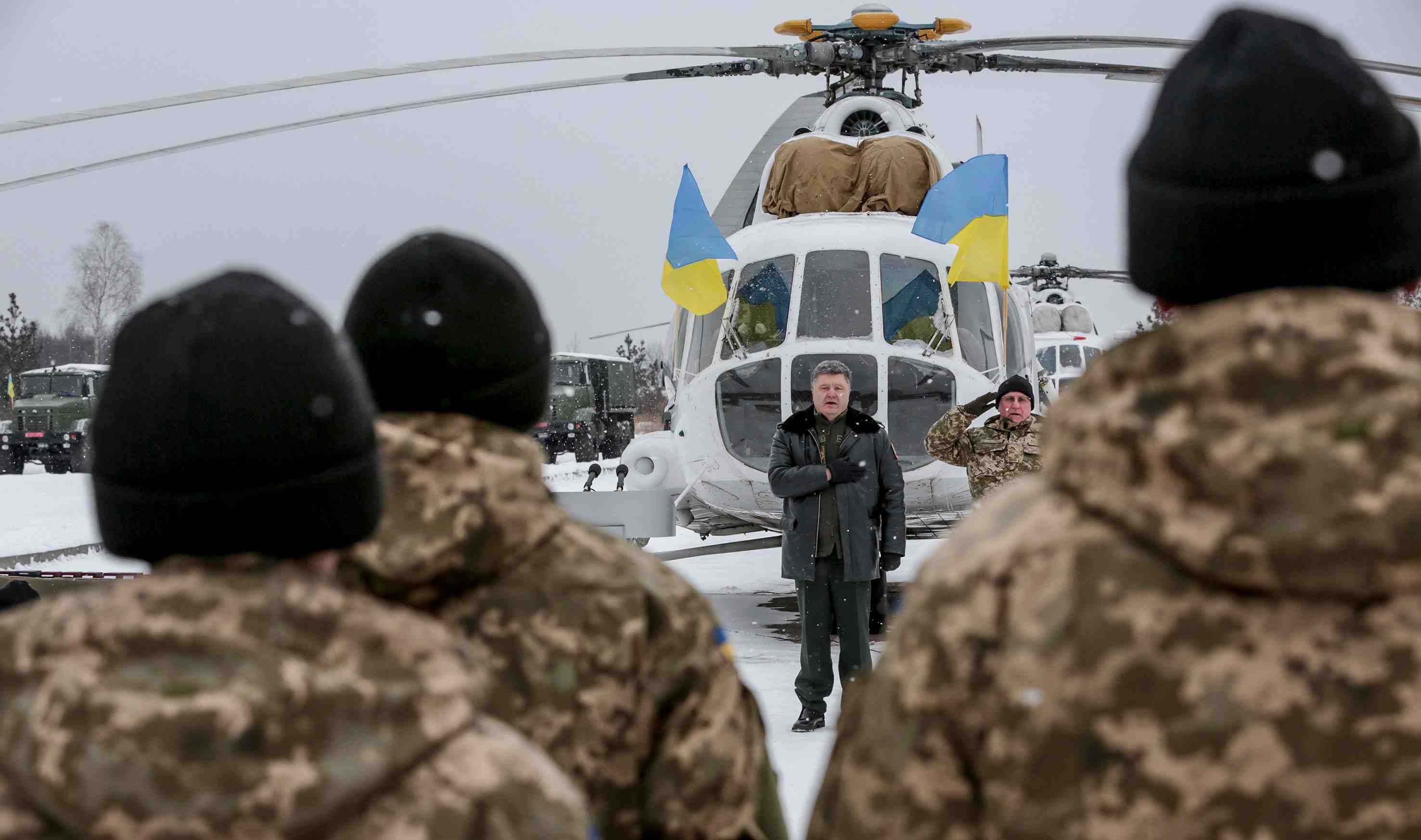 Le president ukrainien annonce une annee difficile
