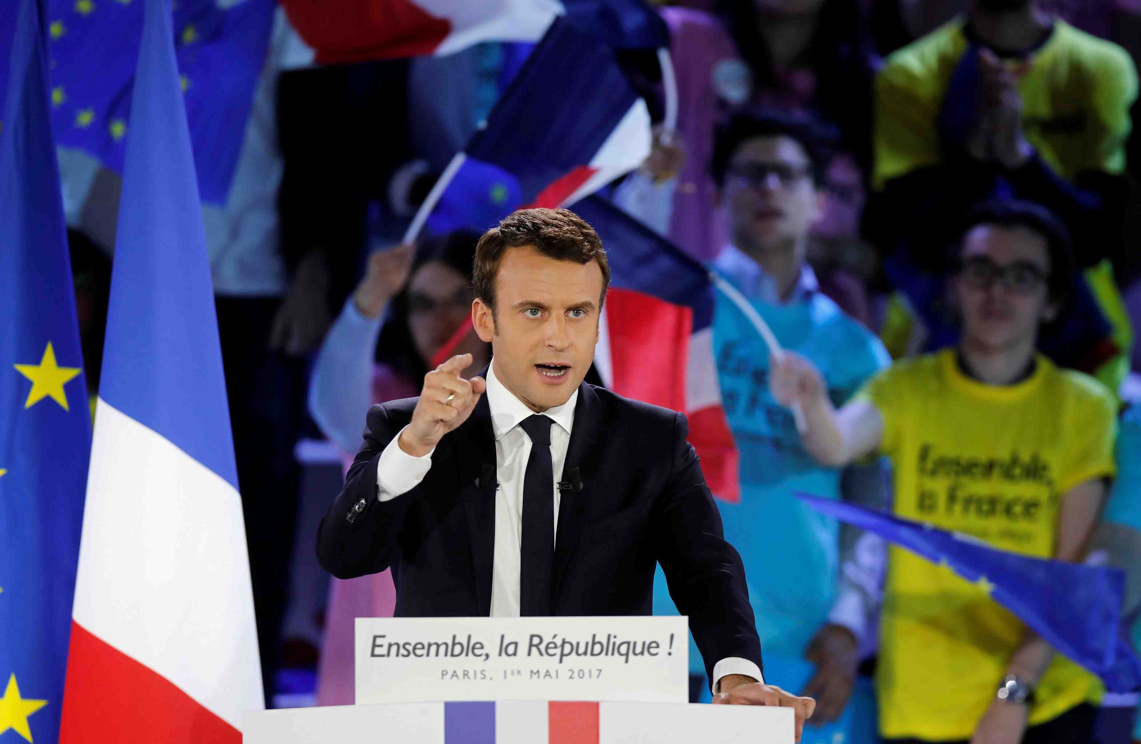 Lors de son meeting, Emmanuel Macron a présenté son projet concernant le CETA, l'accord de libre-échange entre l'Union européenne et le Canada.