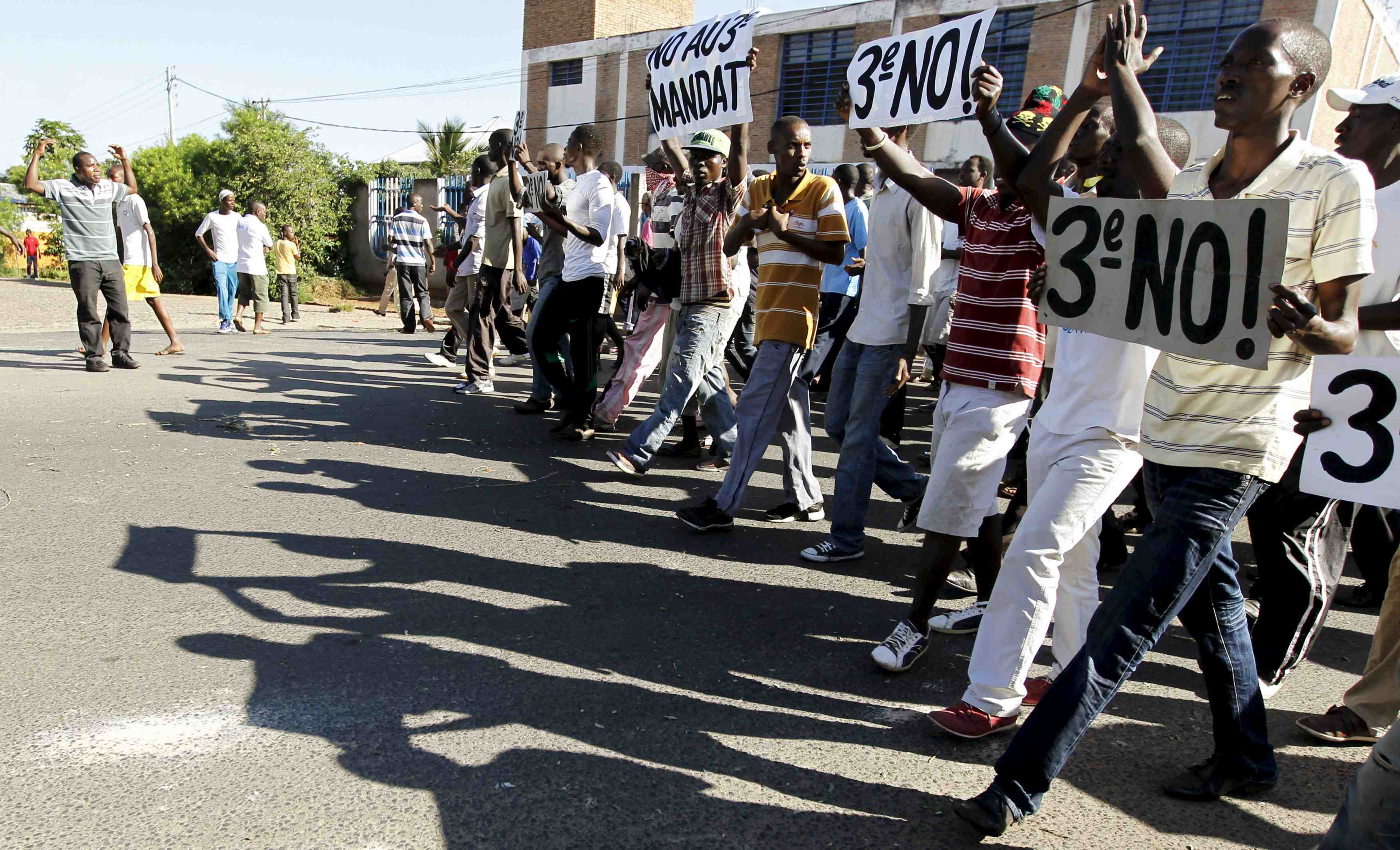 Troisieme jour de manifestations au burundi