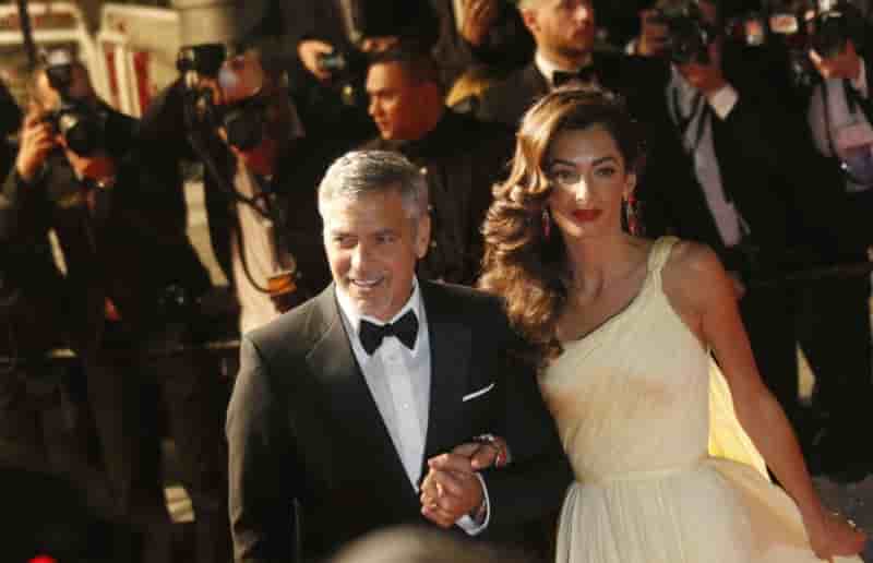 Le couple clooney attend des jumeaux