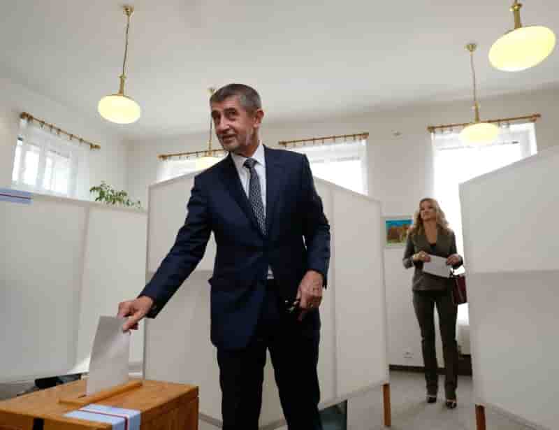 Le parti du milliardaire babis favori des elections tcheques
