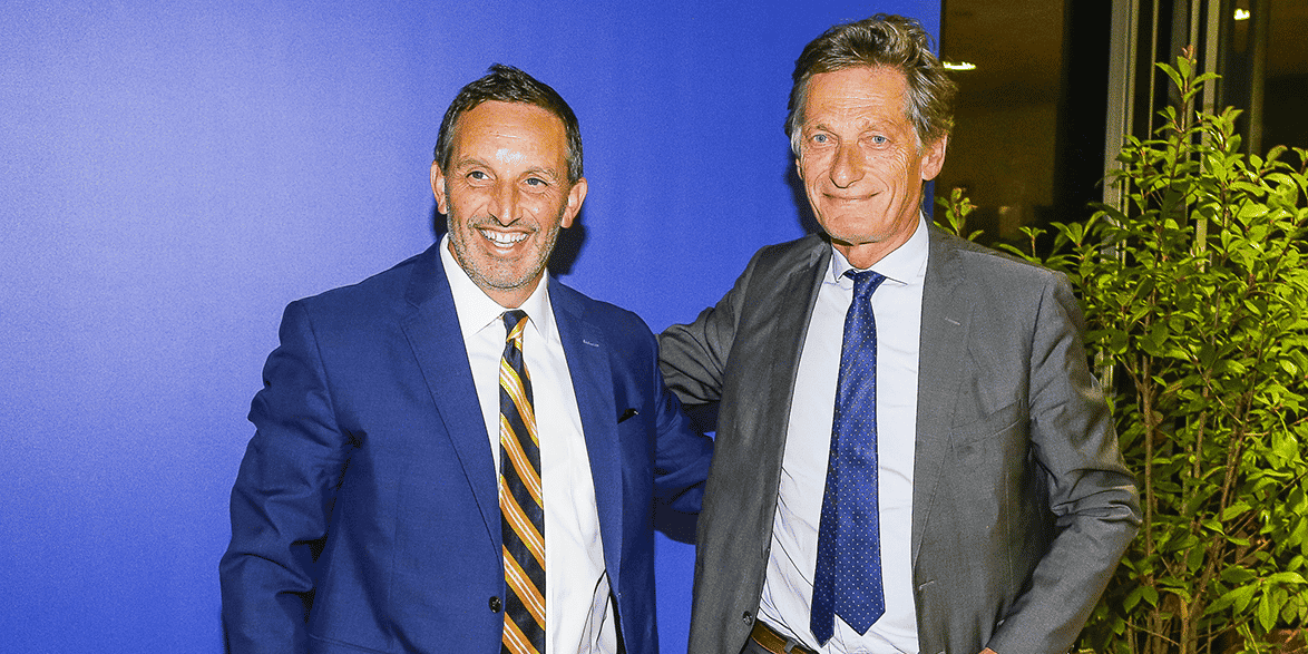 Joseph DaGrosa (GACP) et Nicolas de Tavernost (M6)