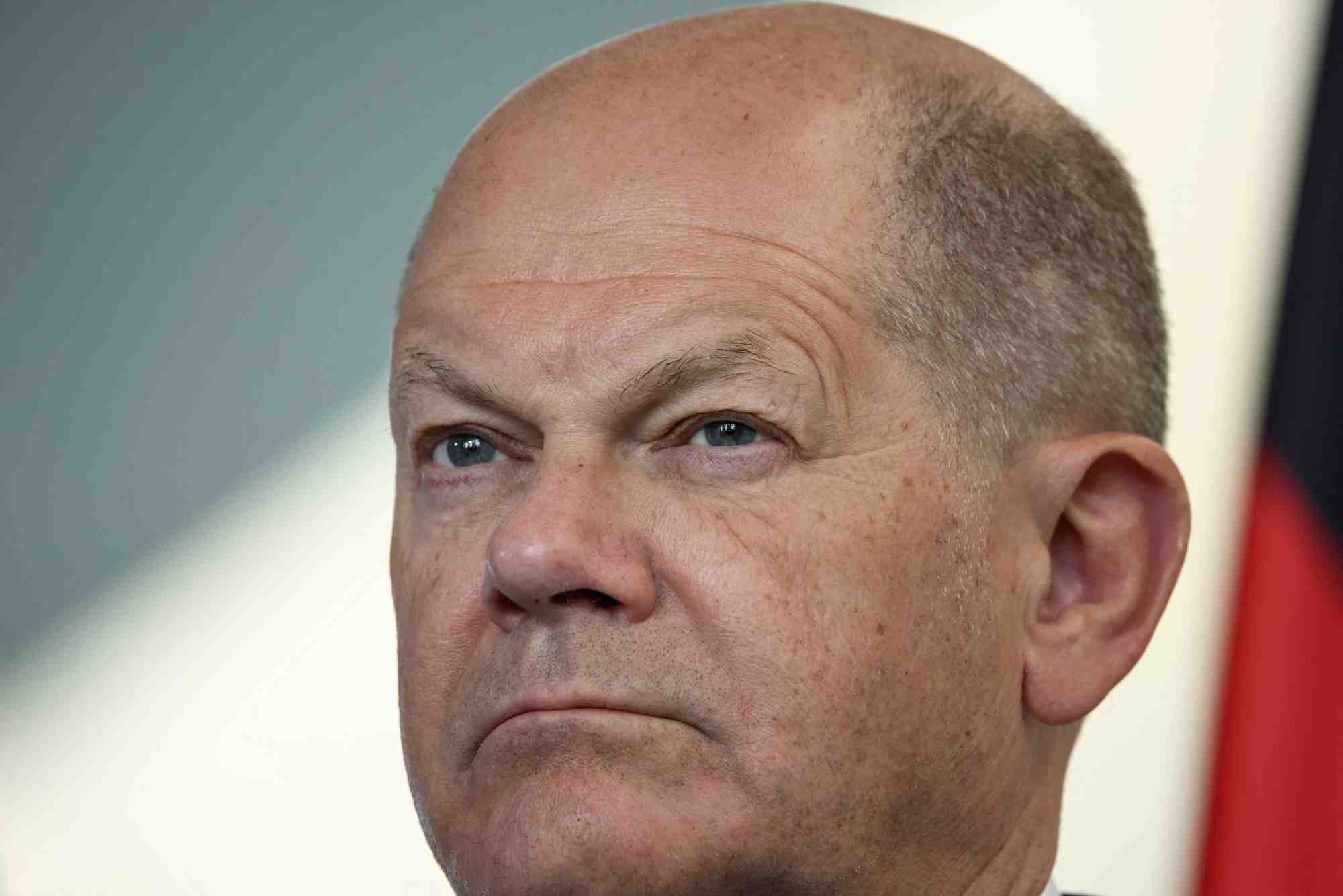 Photo du chancelier allemand, olaf scholz