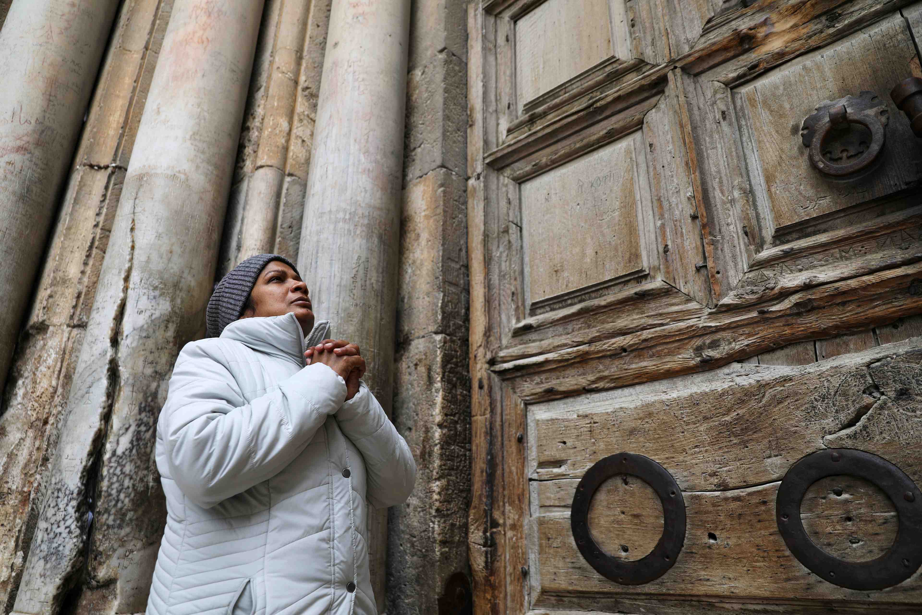 Reouverture de l'eglise du saint-sepulcre a jerusalem