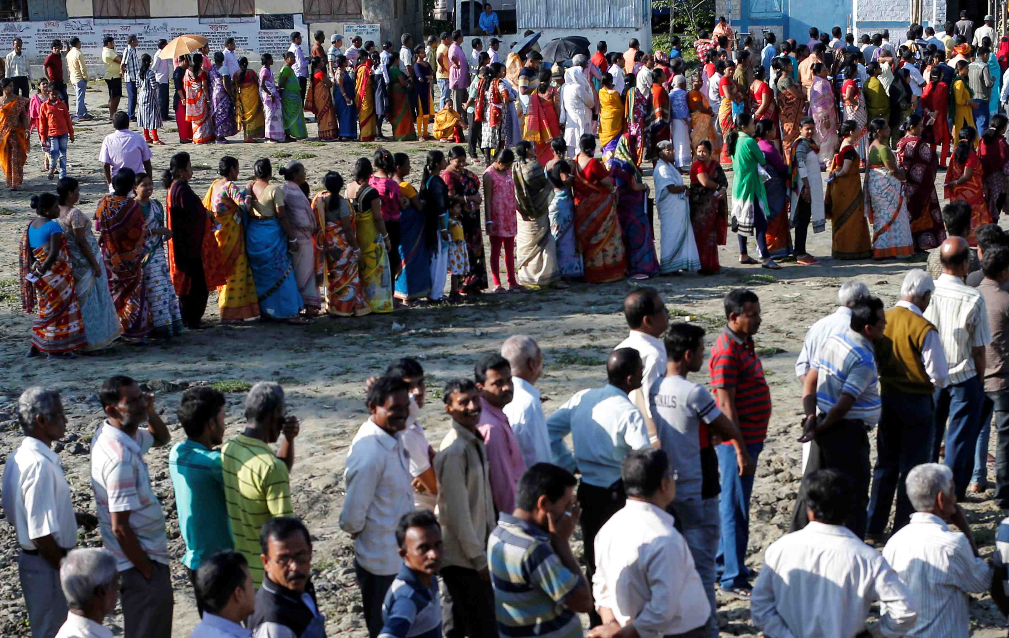 Ouverture des bureaux de vote en inde pour les legislatives
