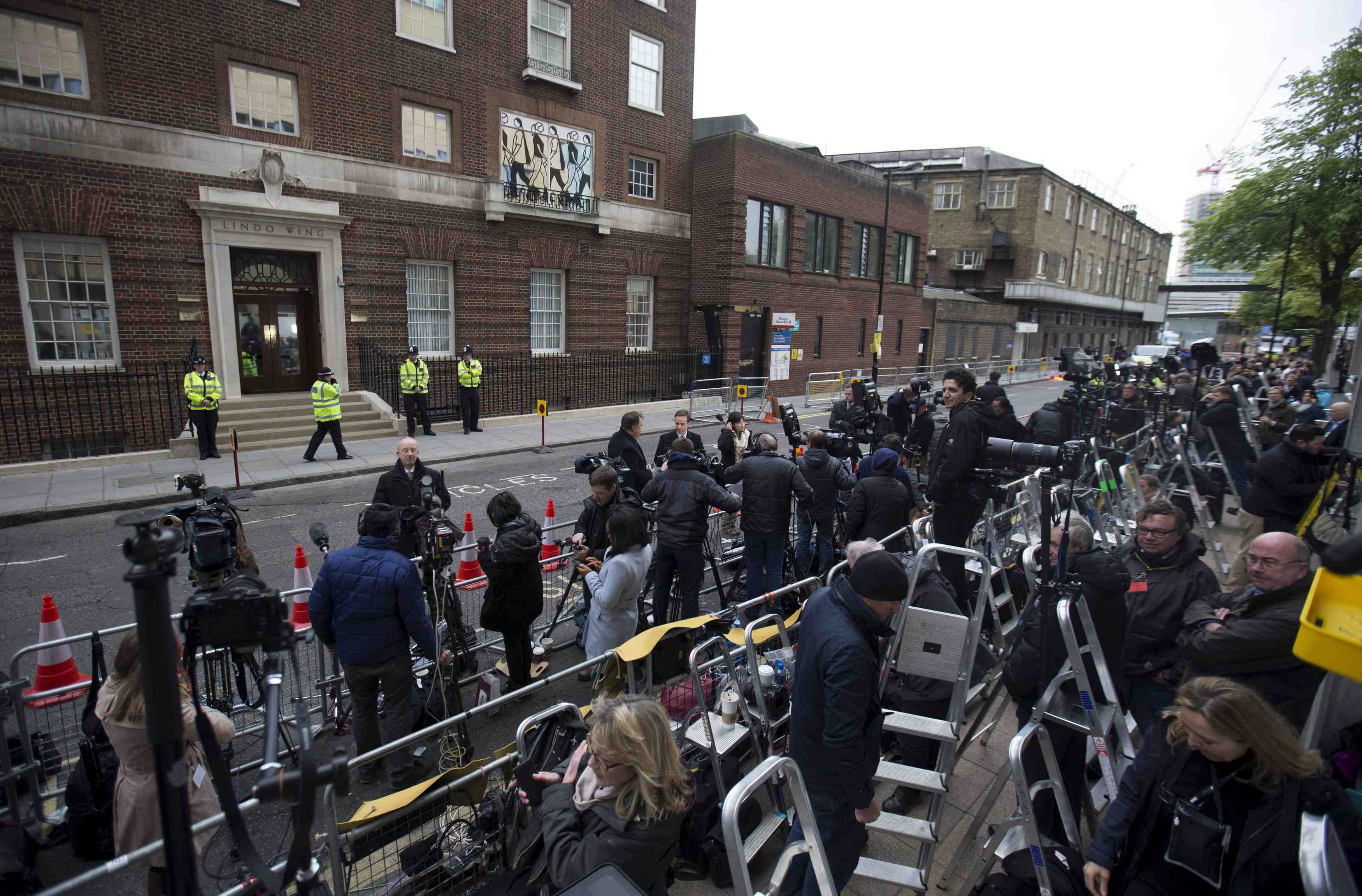 La duchesse kate au st mary's hospital
