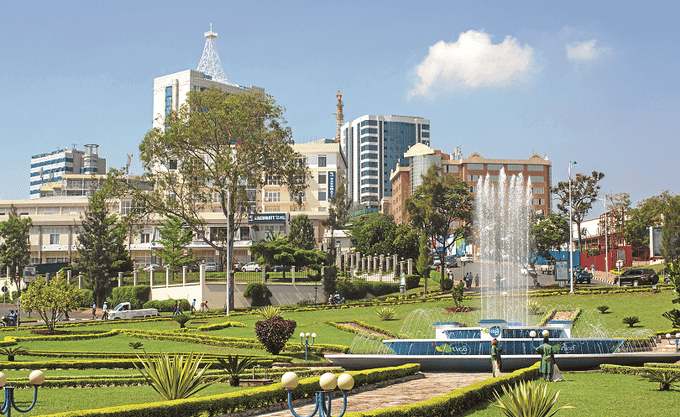 Kigali, capitale du Rwanda.