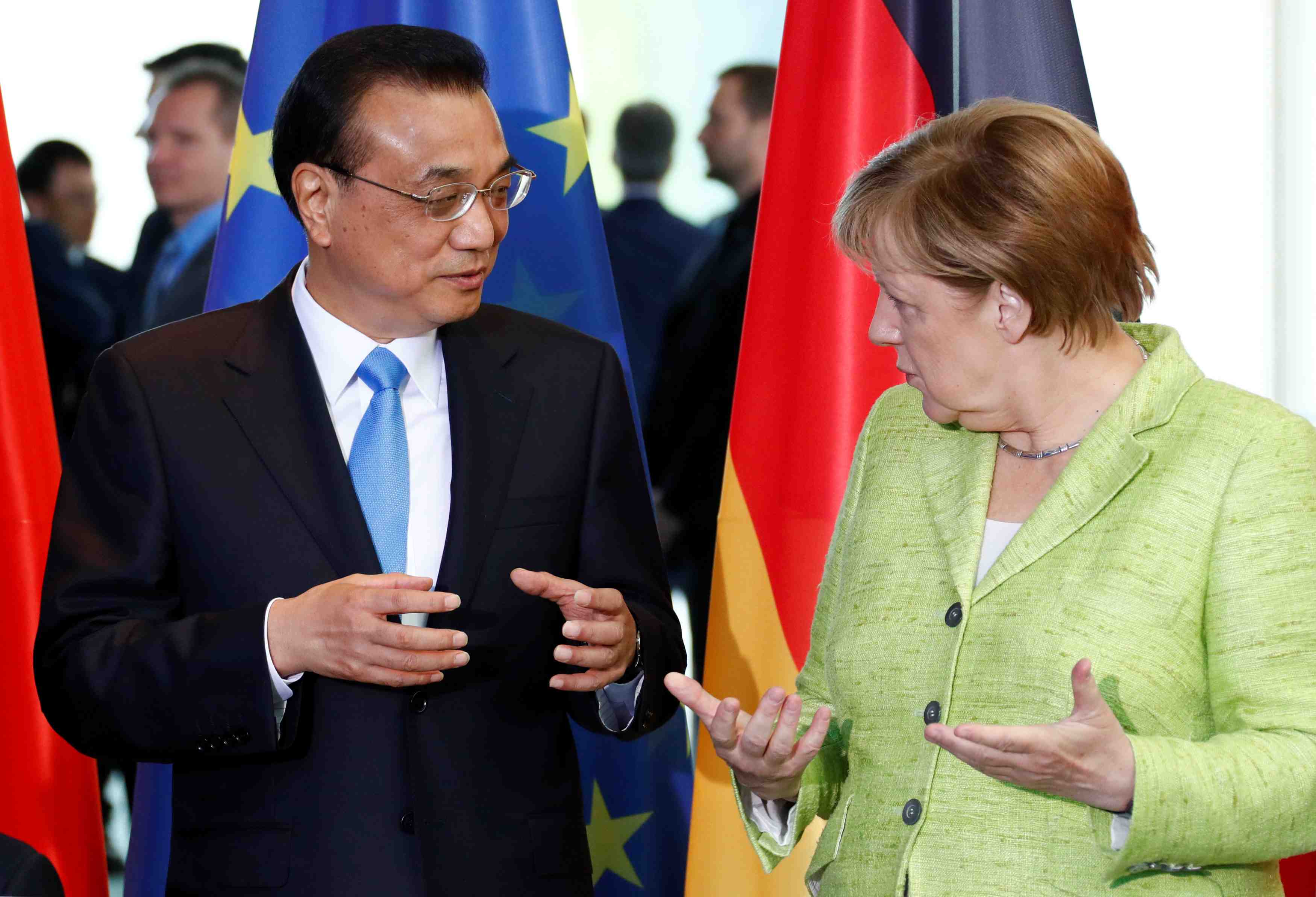 Berlin et pekin se rapprochent face a l'incertitude trump