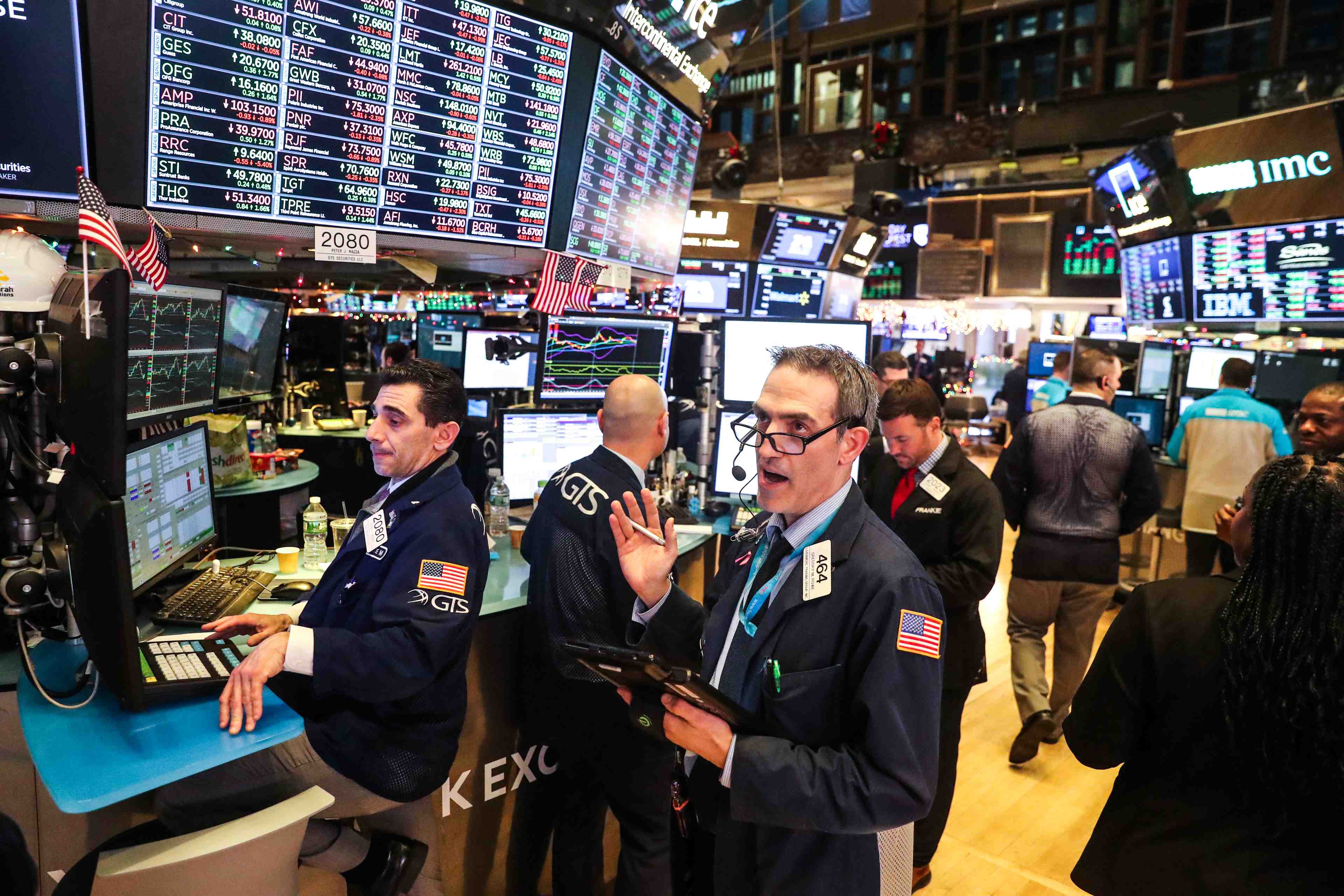 Wall street en nette baisse pour debuter l'annee 2019